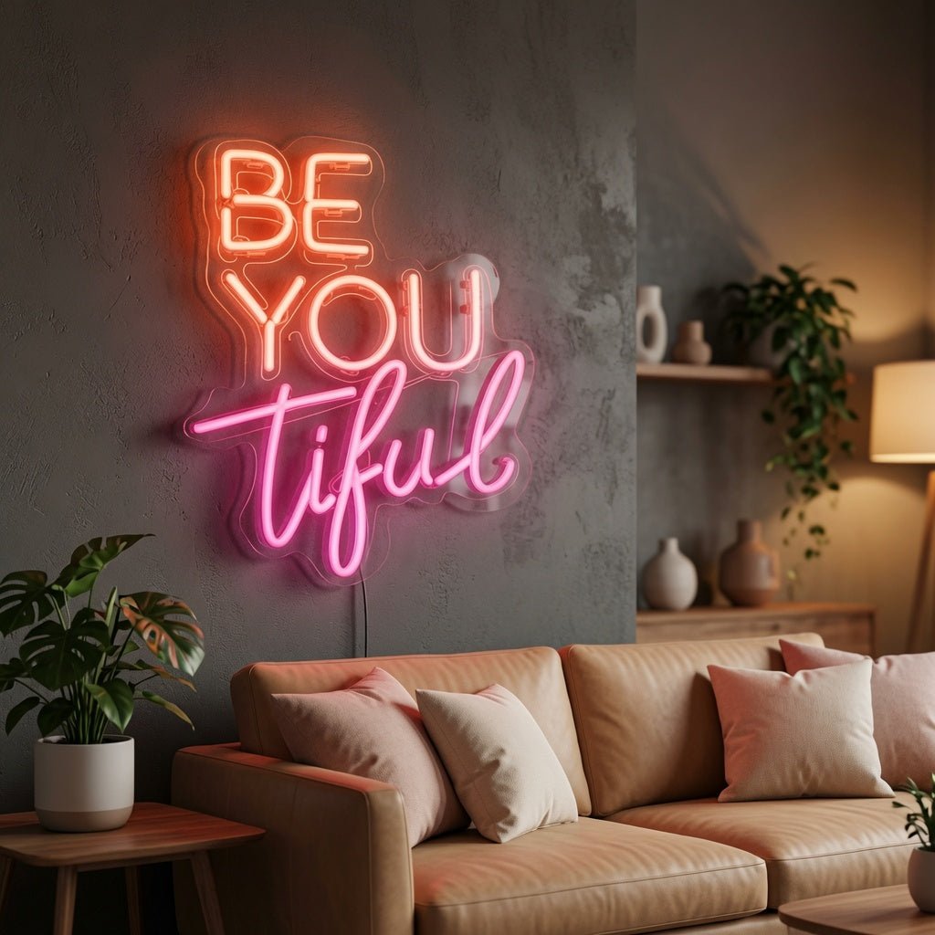 Be You Tiful LED Neon Sign Wall Neon Sign - Shineneon