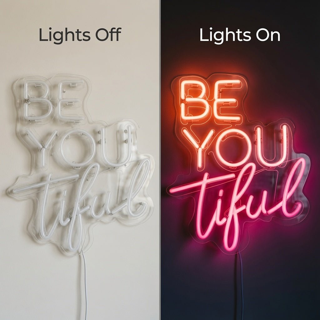 Be You Tiful LED Neon Sign Wall Neon Sign - Shineneon