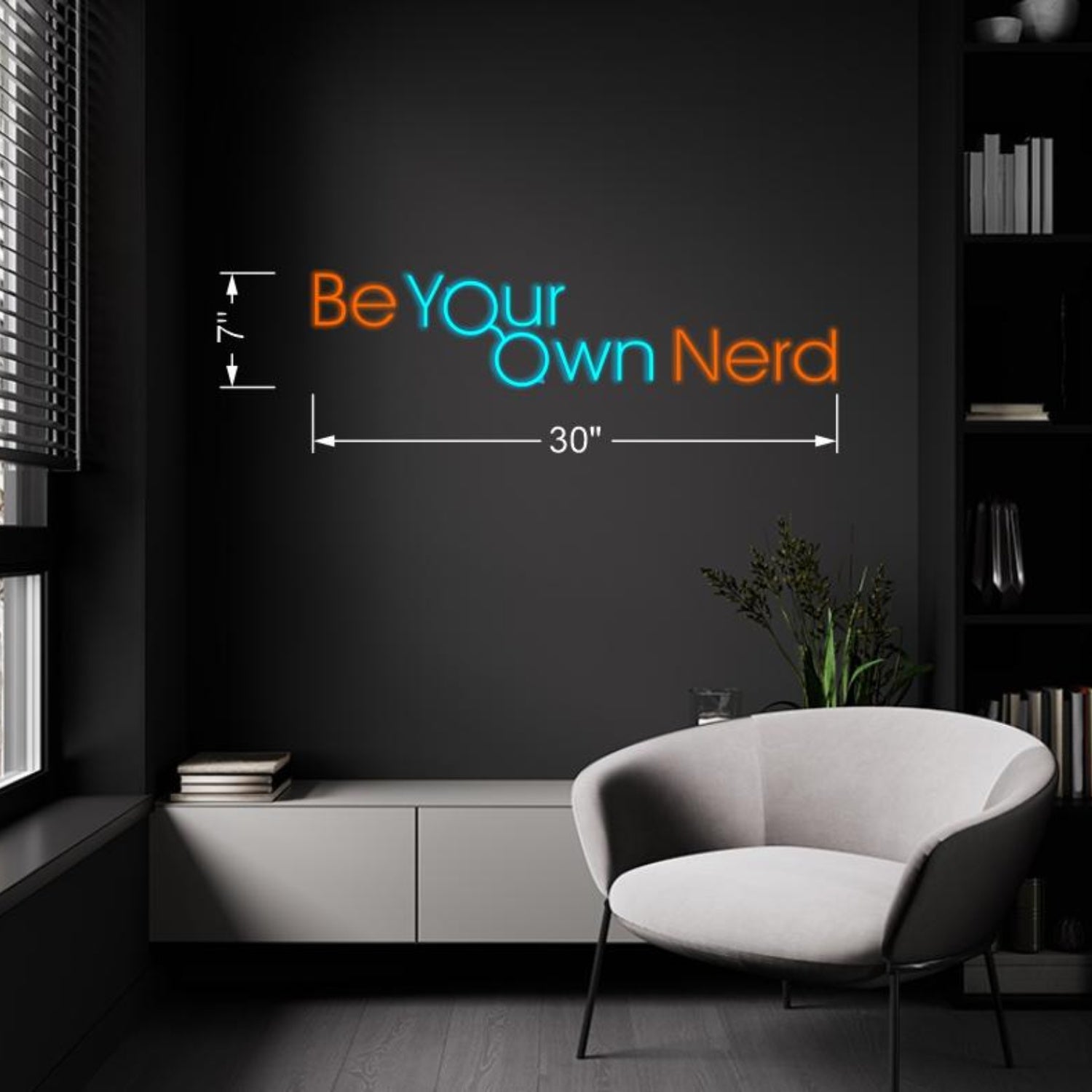 Be Your Own Nerd Dual-Tone Led Neon Sign For Modern Home Decor | Shineneon