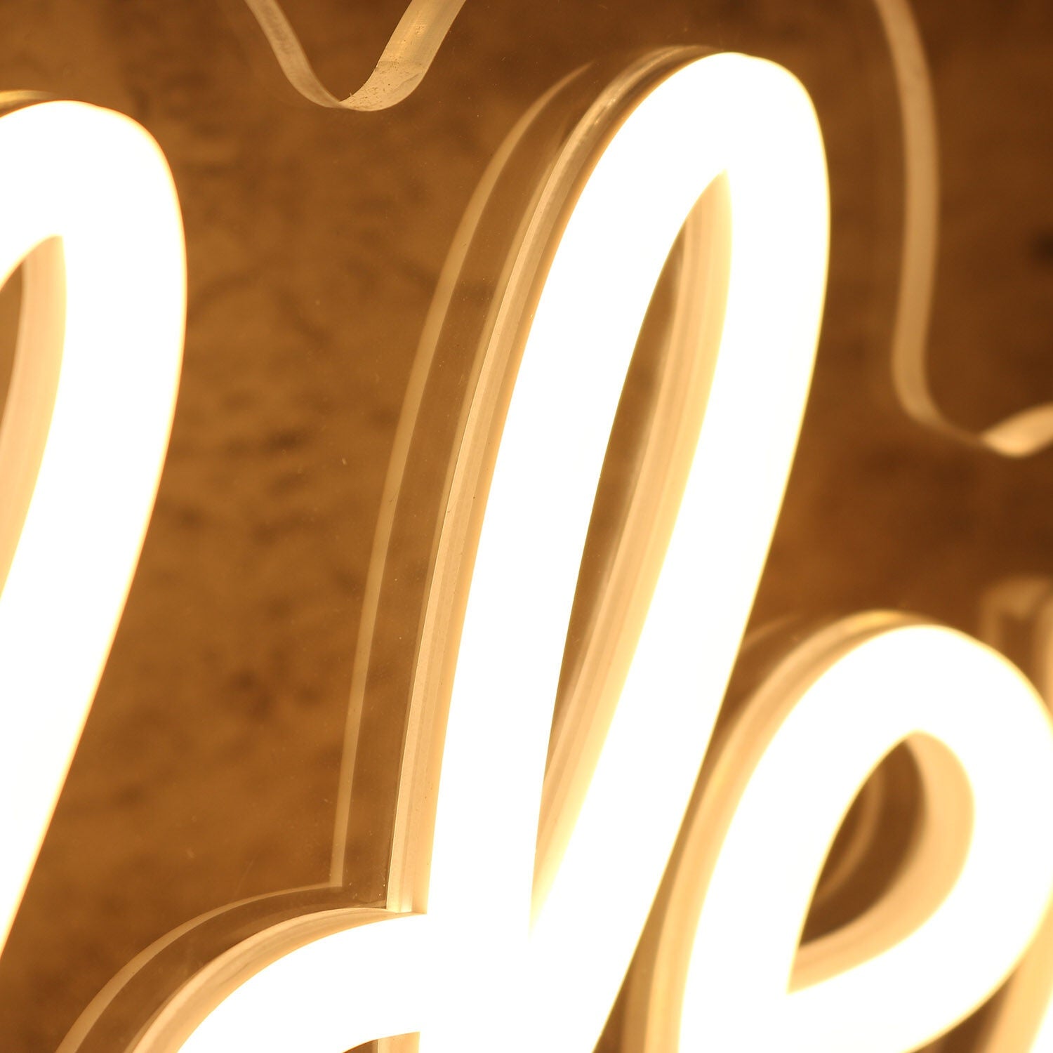 Bea Golden Yellow Led Neon Sign - Shineneon