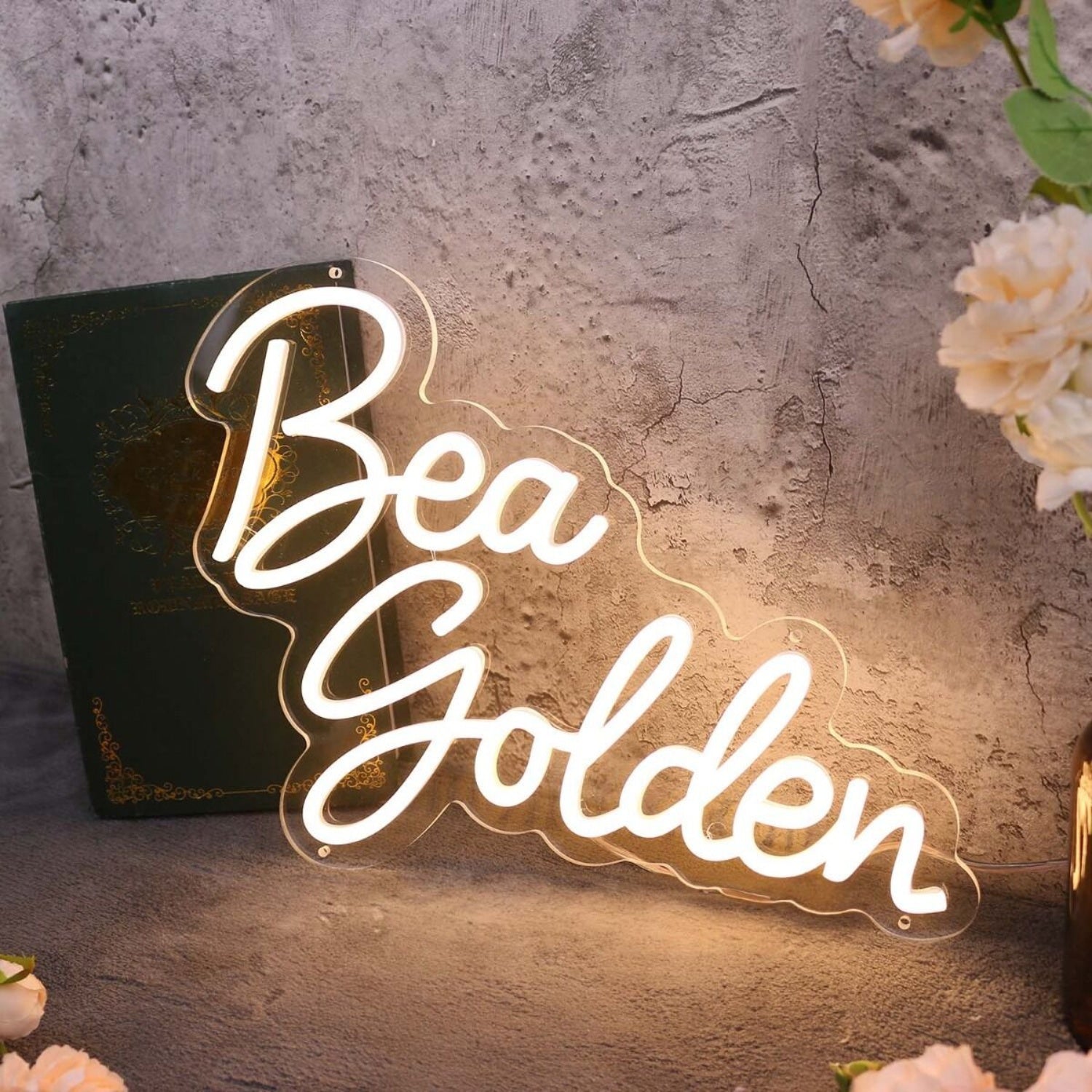 Bea Golden Yellow Led Neon Sign - Shineneon