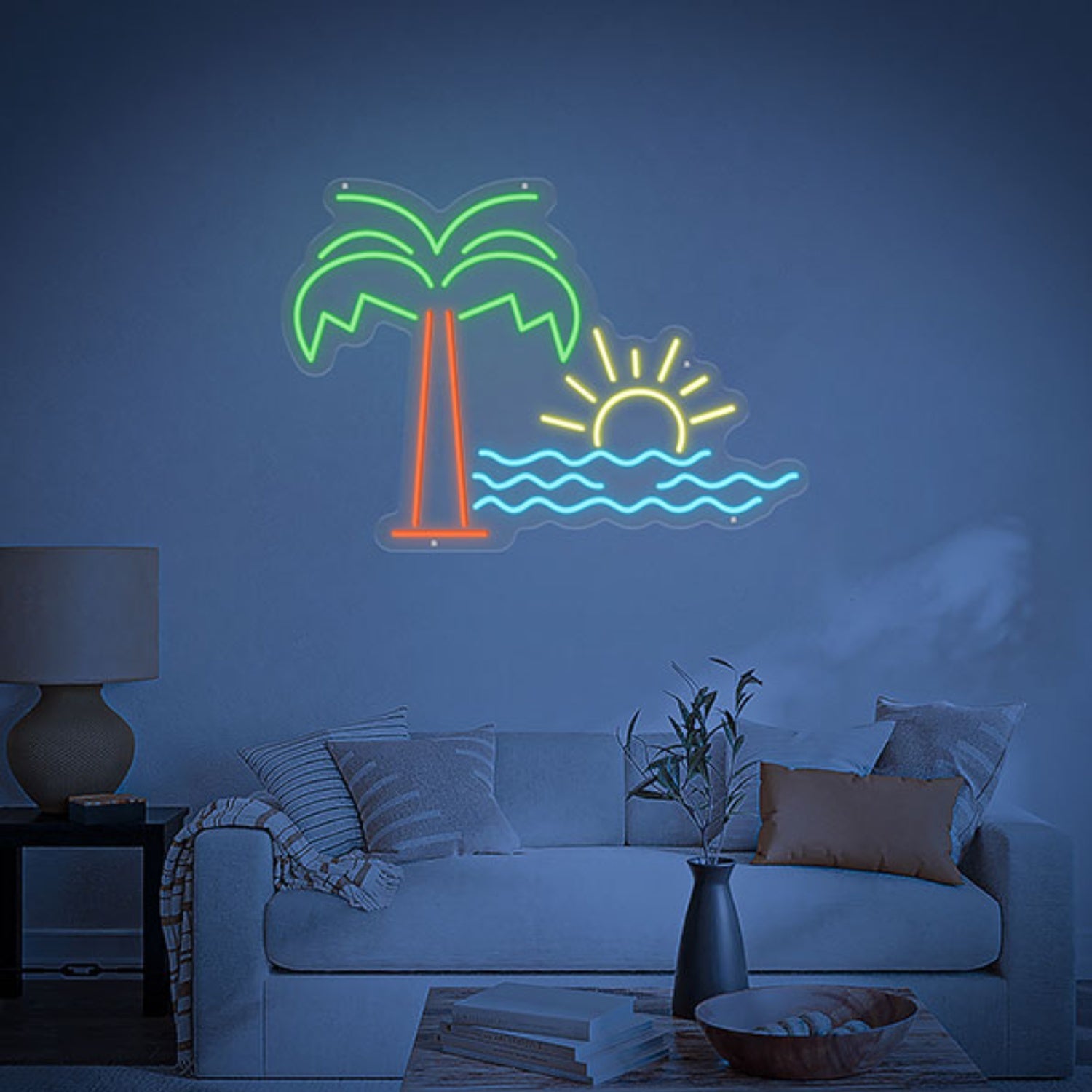 Beachy Neon Sign Wall Art Decor | Shineneon