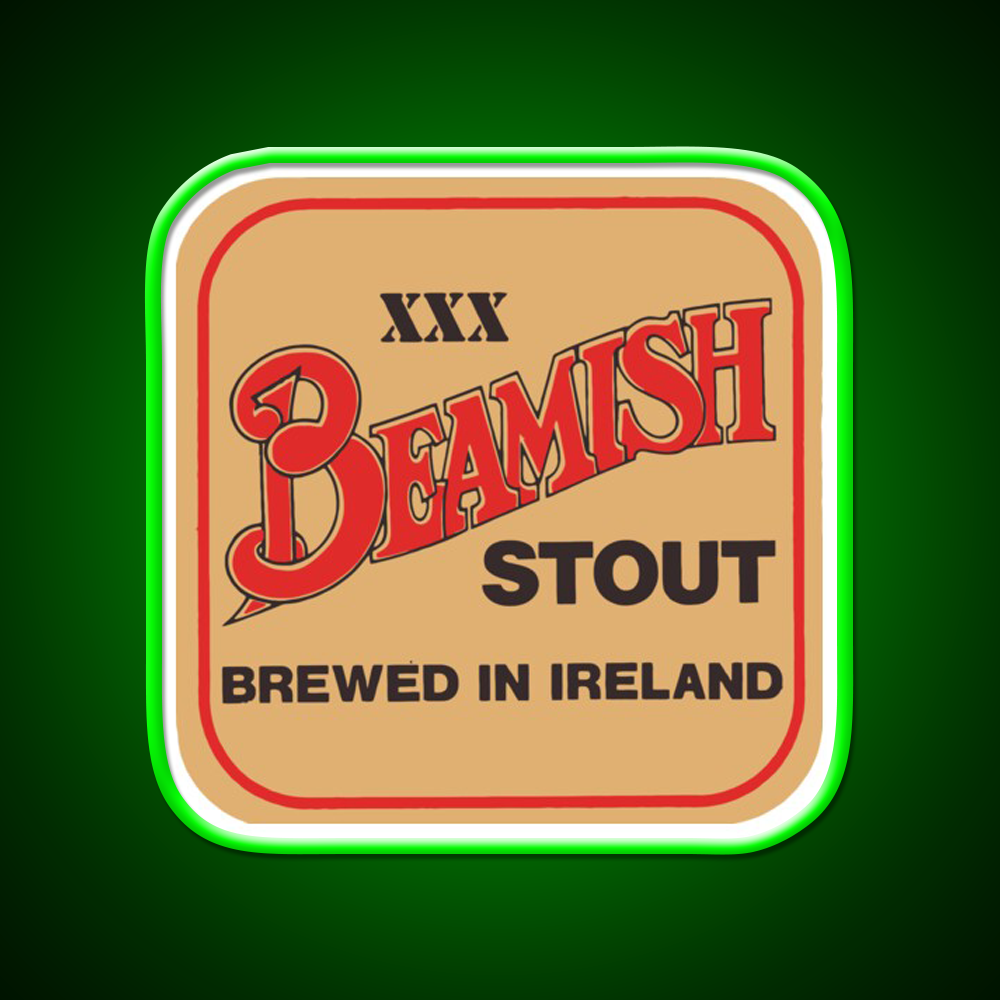 Beamish Irish Stout Beer Bar Decor Led Neon Sign Rgb Color