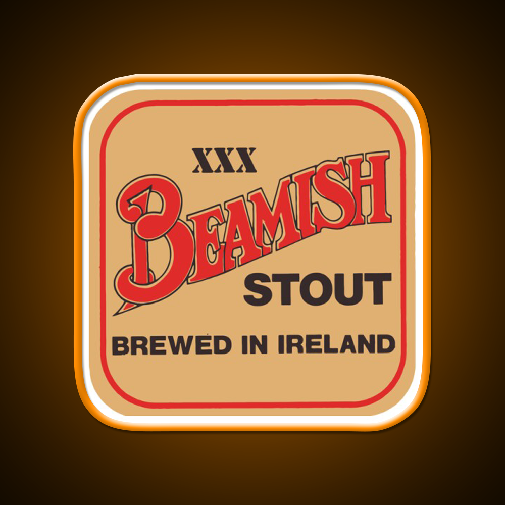 Beamish Irish Stout Beer Bar Decor Led Neon Sign Rgb Color