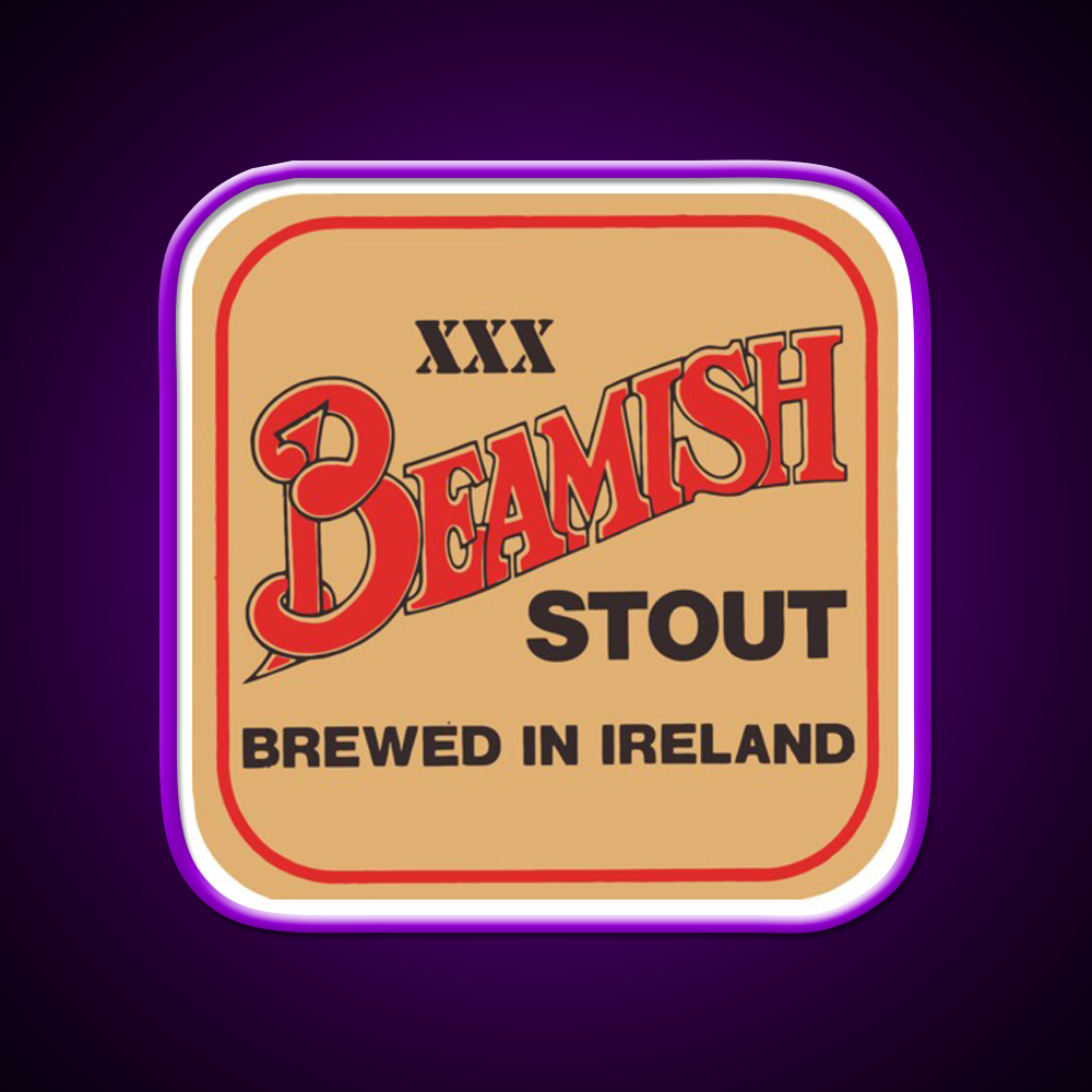 Beamish Irish Stout Beer Bar Decor Led Neon Sign Rgb Color