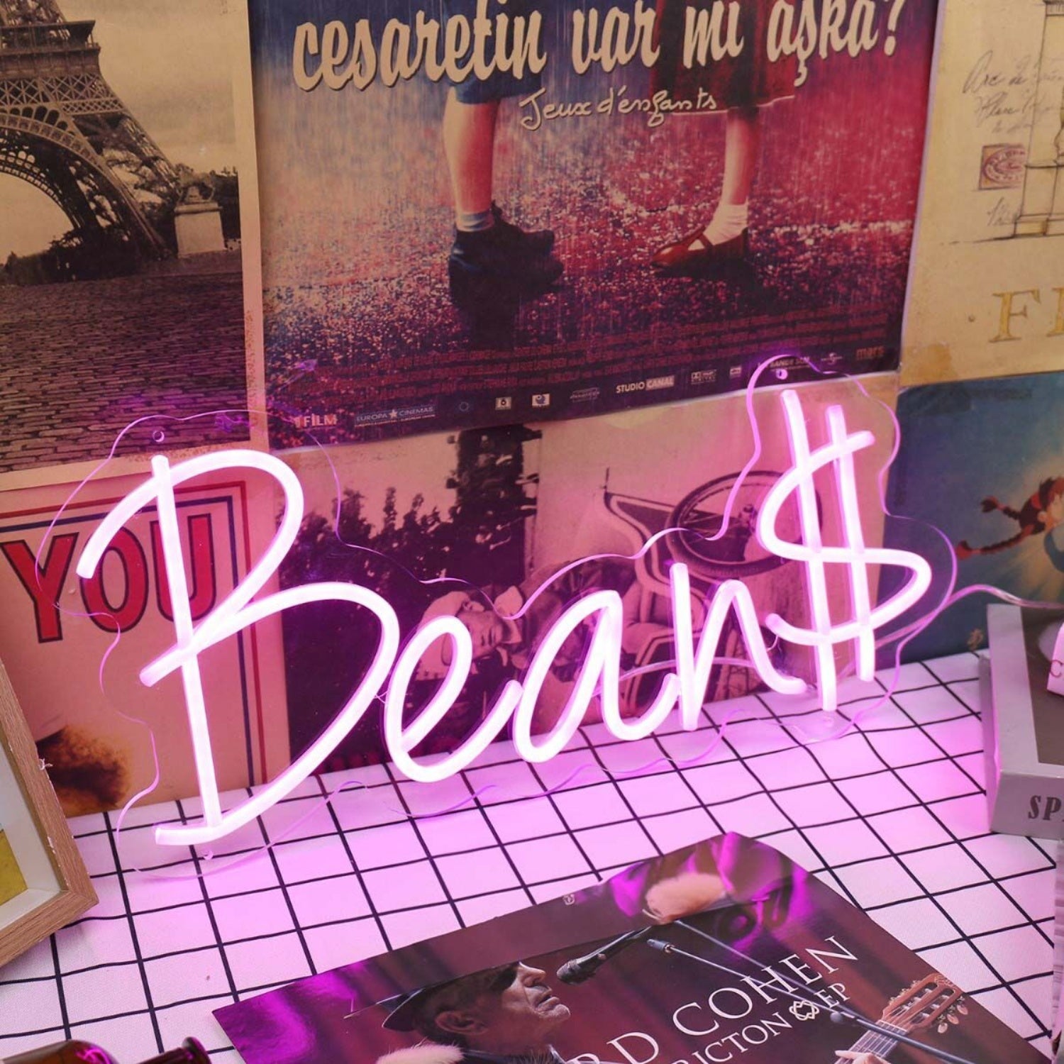 Bean Pink Led Neon Sign - Shineneon