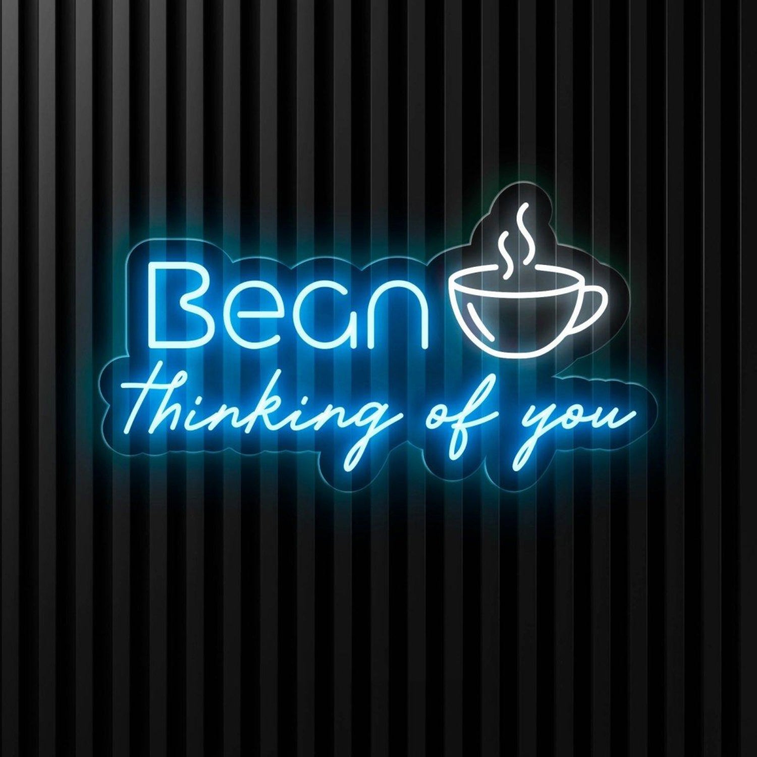 Bean Thinking Of You Coffee Cup Led Neon Sign For Cafe Home Decor | Shineneon