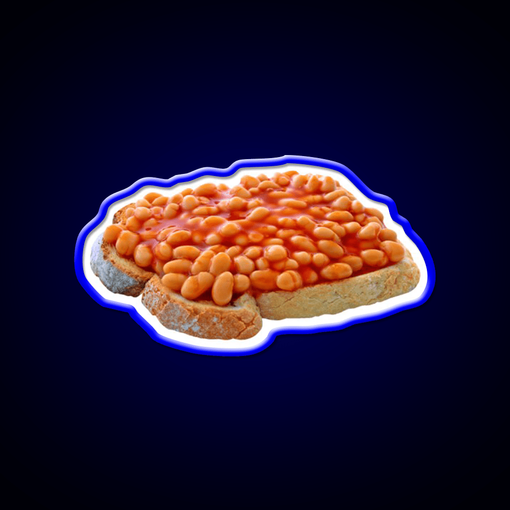 Beans On Toast Snack Food Led Neon Sign Rgb Color - Shineneon
