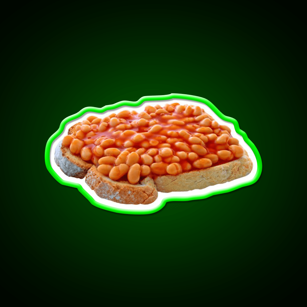 Beans On Toast Snack Food Led Neon Sign Rgb Color - Shineneon