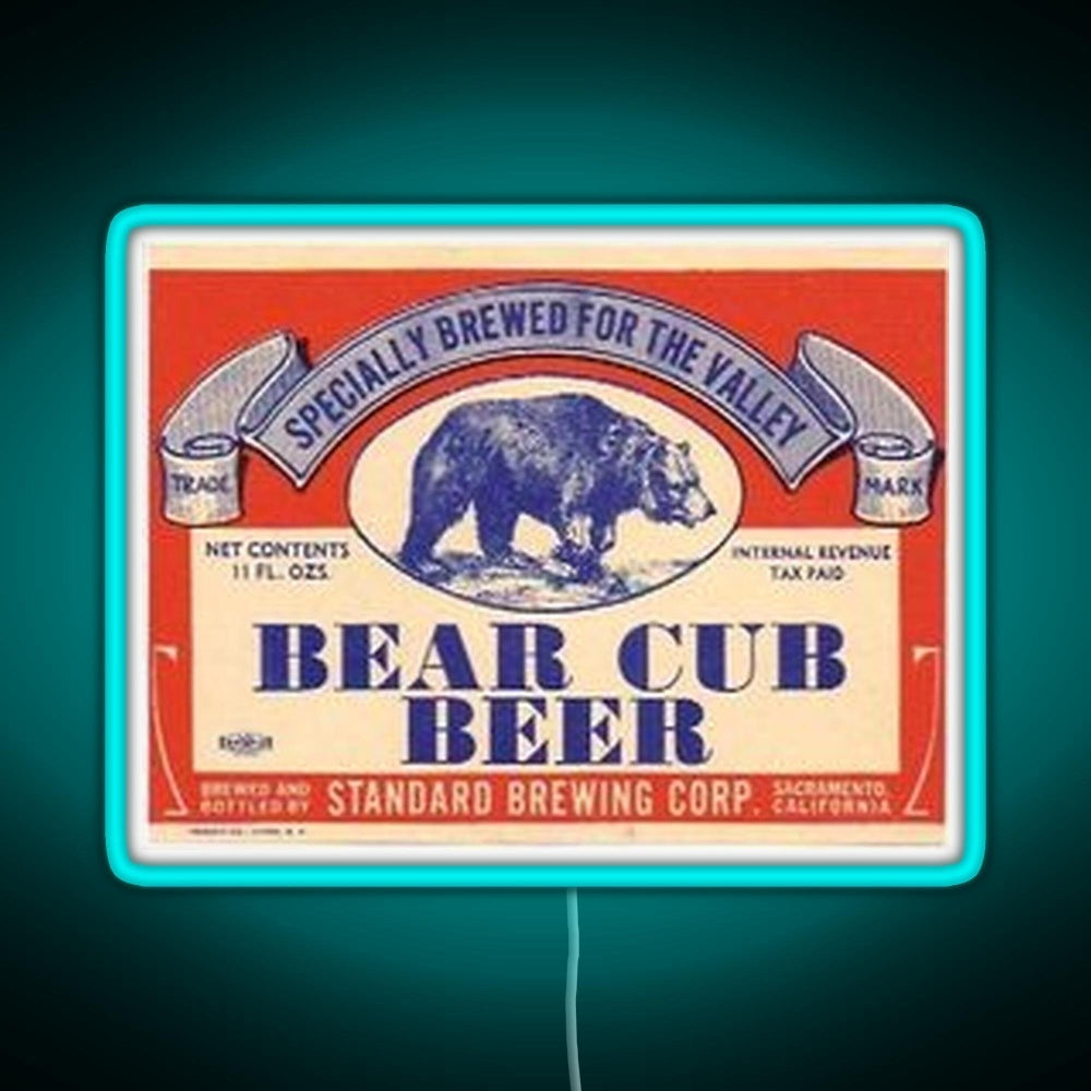 Bear Cub Beer Rgb Neon Sign - LED neon sign view 5
