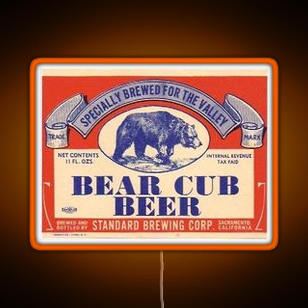 Bear Cub Beer Rgb Neon Sign - LED neon sign view 6