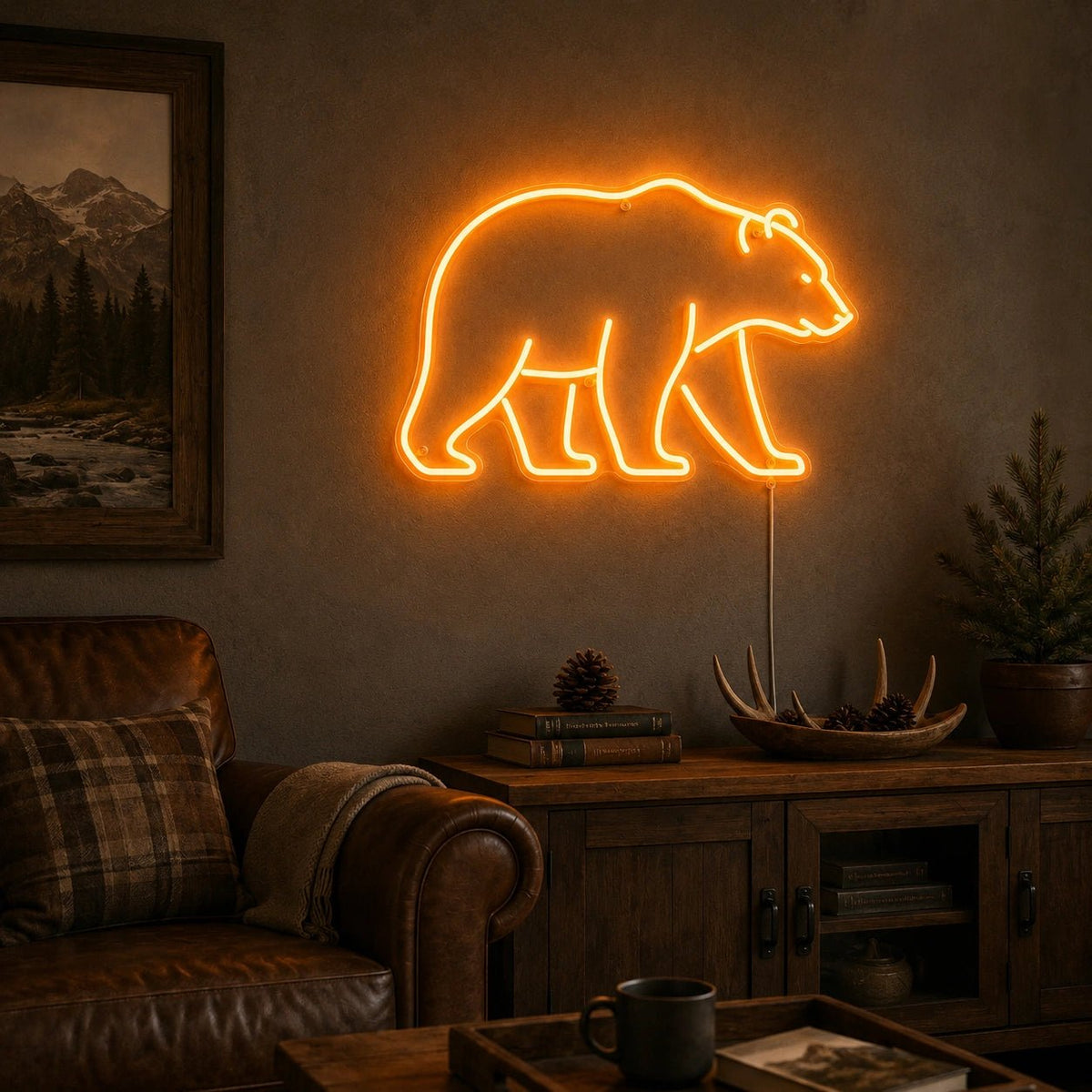 Bear Silhouette Wall LED Neon Sign - Shineneon