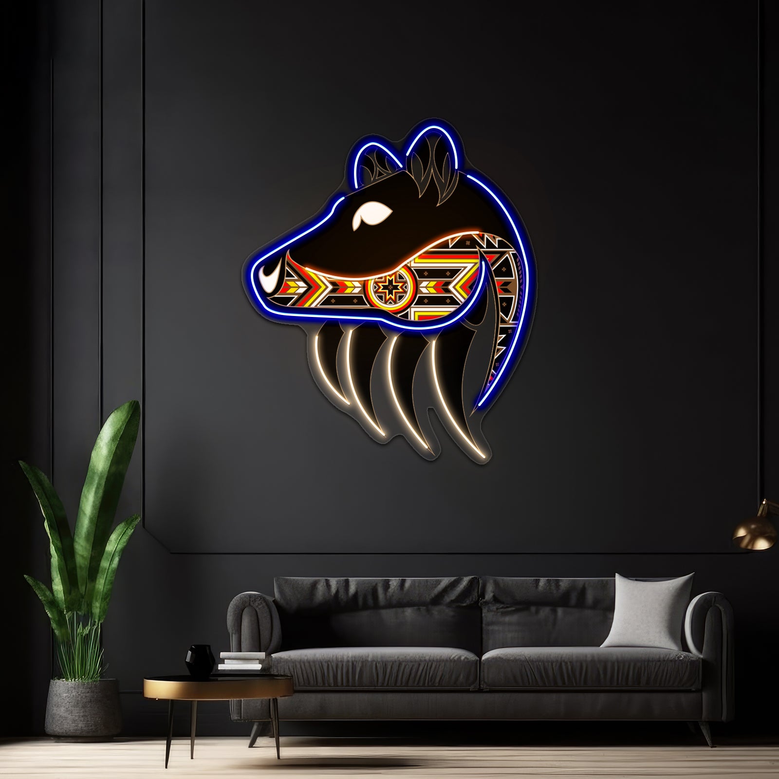 Bear Spirit Artwork Led Neon Sign