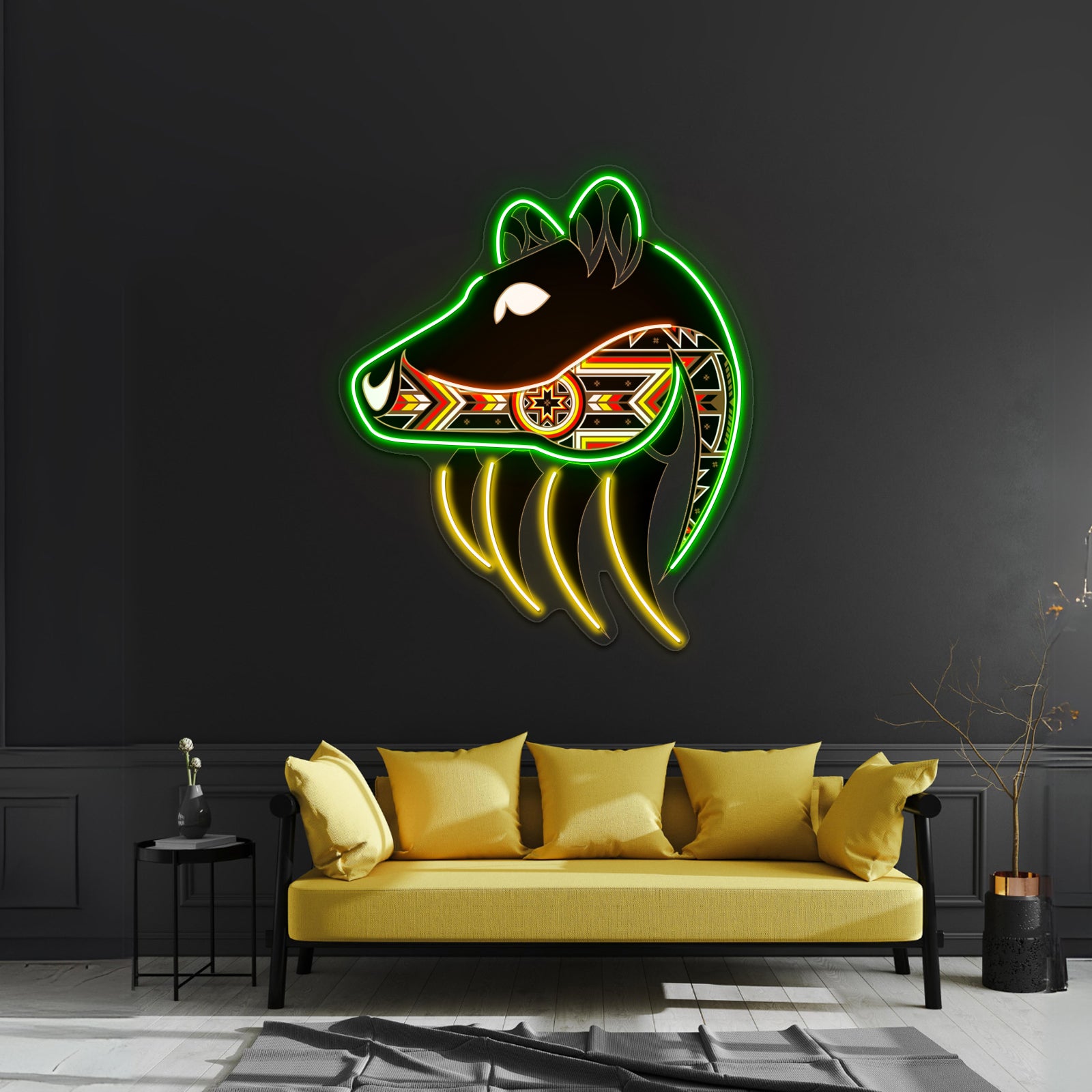 Bear Spirit Artwork Led Neon Sign