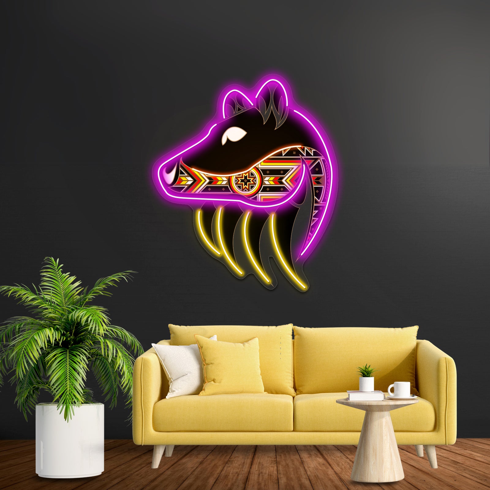 Bear Spirit Artwork Led Neon Sign