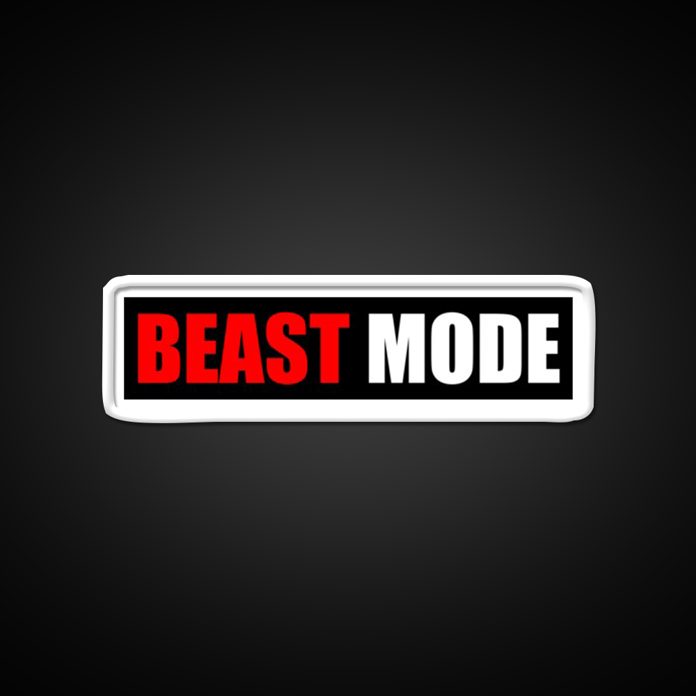 Beast Mode Gym Fitness Gym Fitness Led Neon Sign Rgb Color
