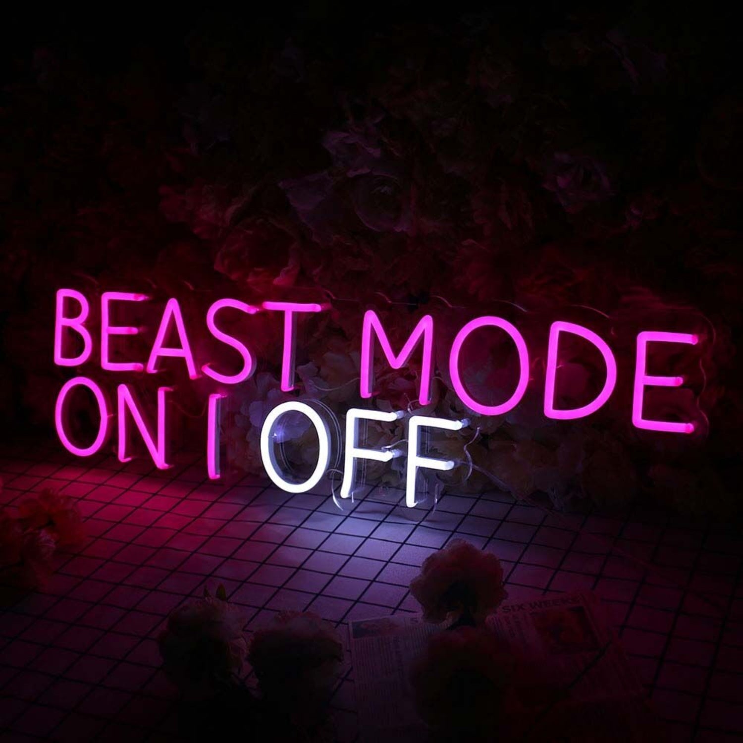 Beast Mode On Off Led Neon Sign - Shineneon