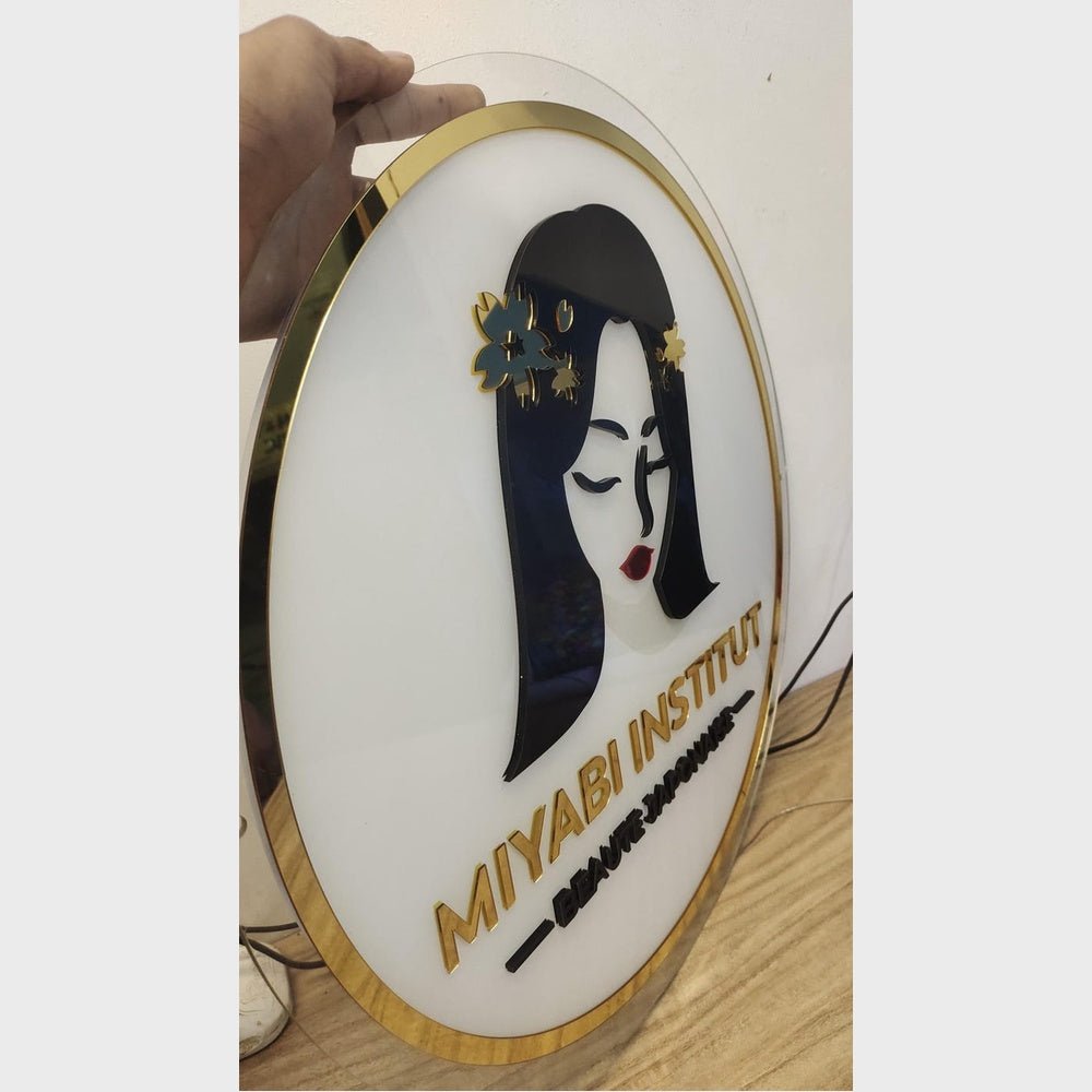 Beaute Japonaise Acrylic Business Logo Sign - Shineneon