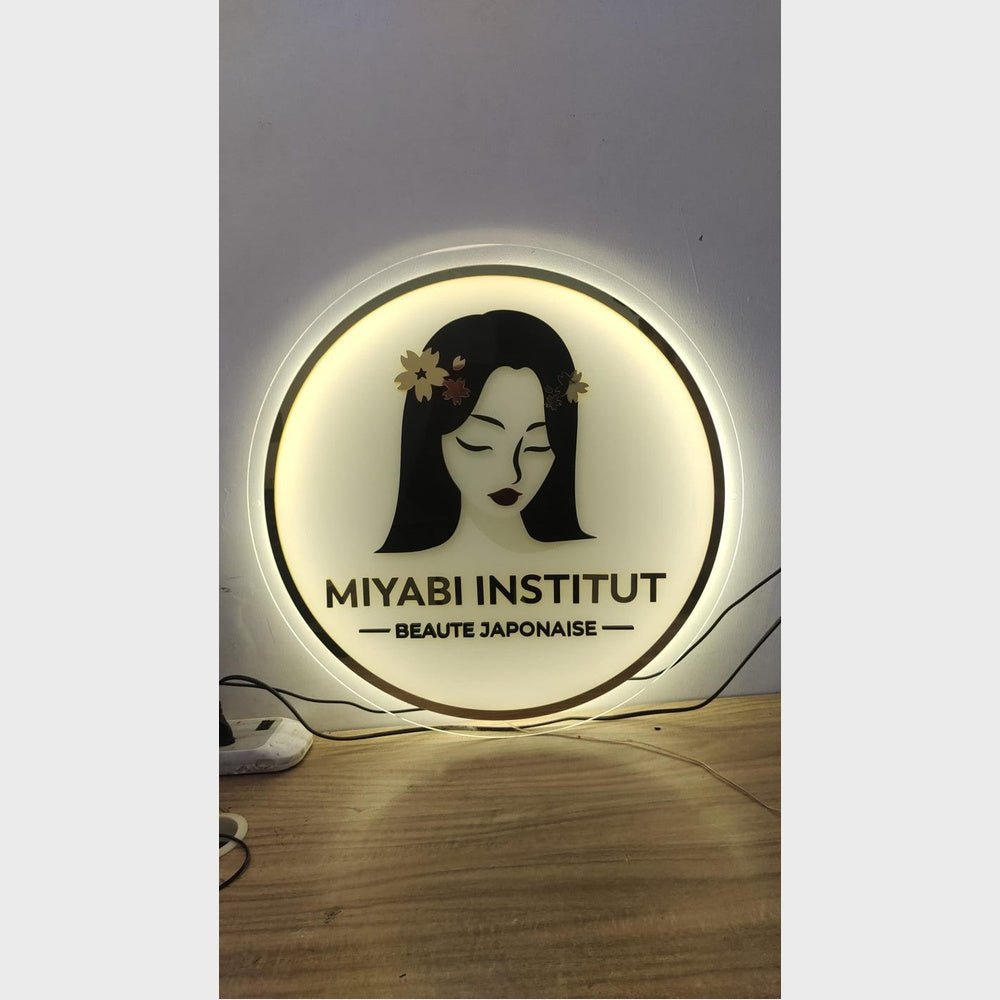 Beaute Japonaise Acrylic Business Logo Sign - Shineneon