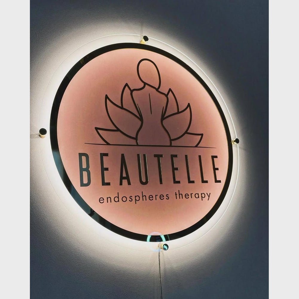 Beautelle Acrylic Business Logo Sign - Shineneon