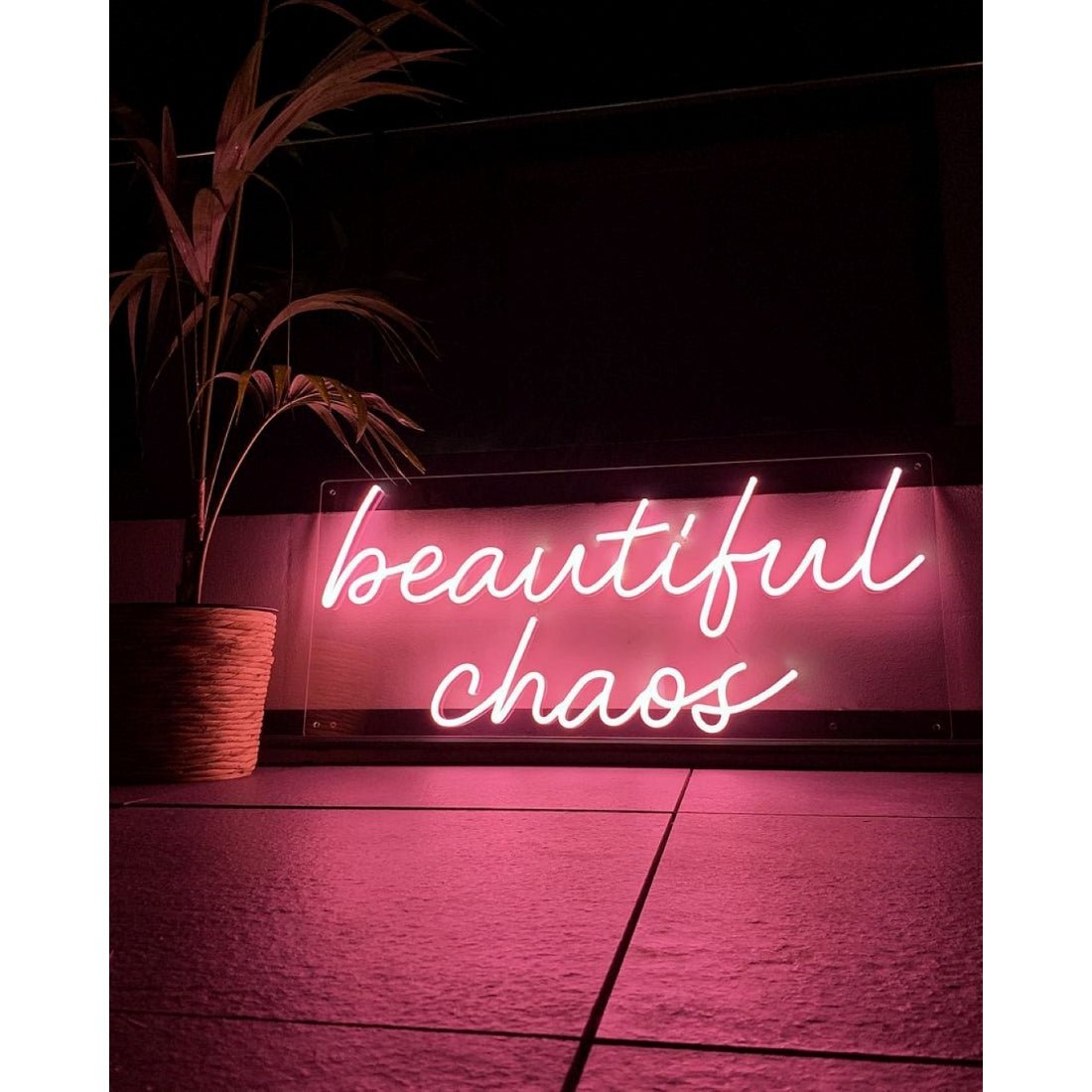 Beautiful Chaos Led Sign Business Neon Sign - Shineneon