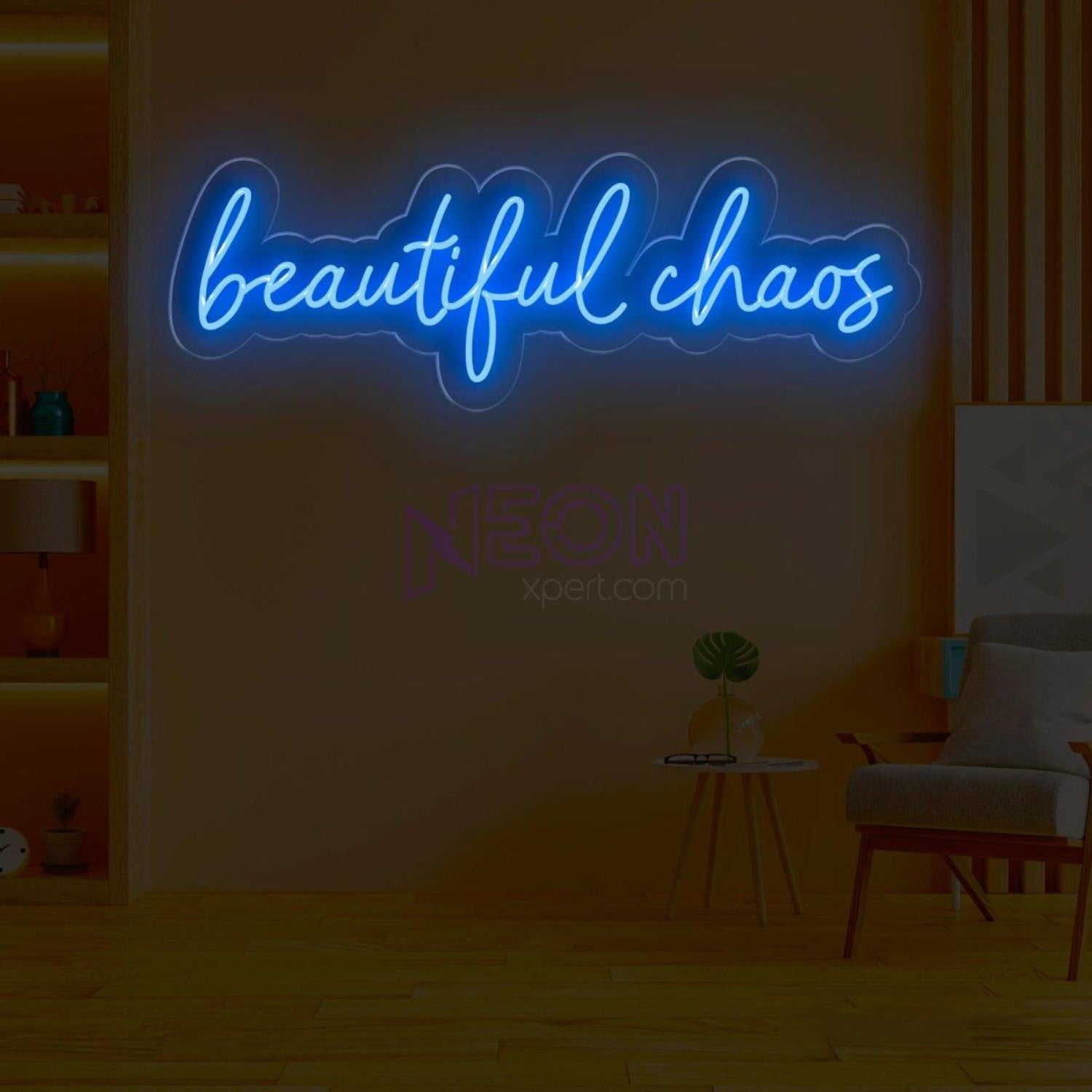 Beautiful Chaos Pink Led Neon Sign For Bedroom Cafe Decor | Shineneon