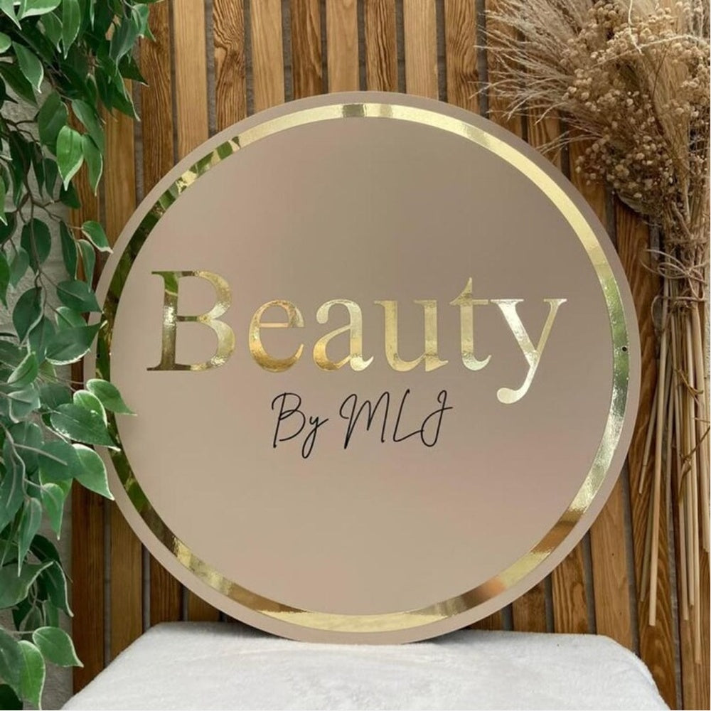 Beauty Acrylic Business Logo Sign