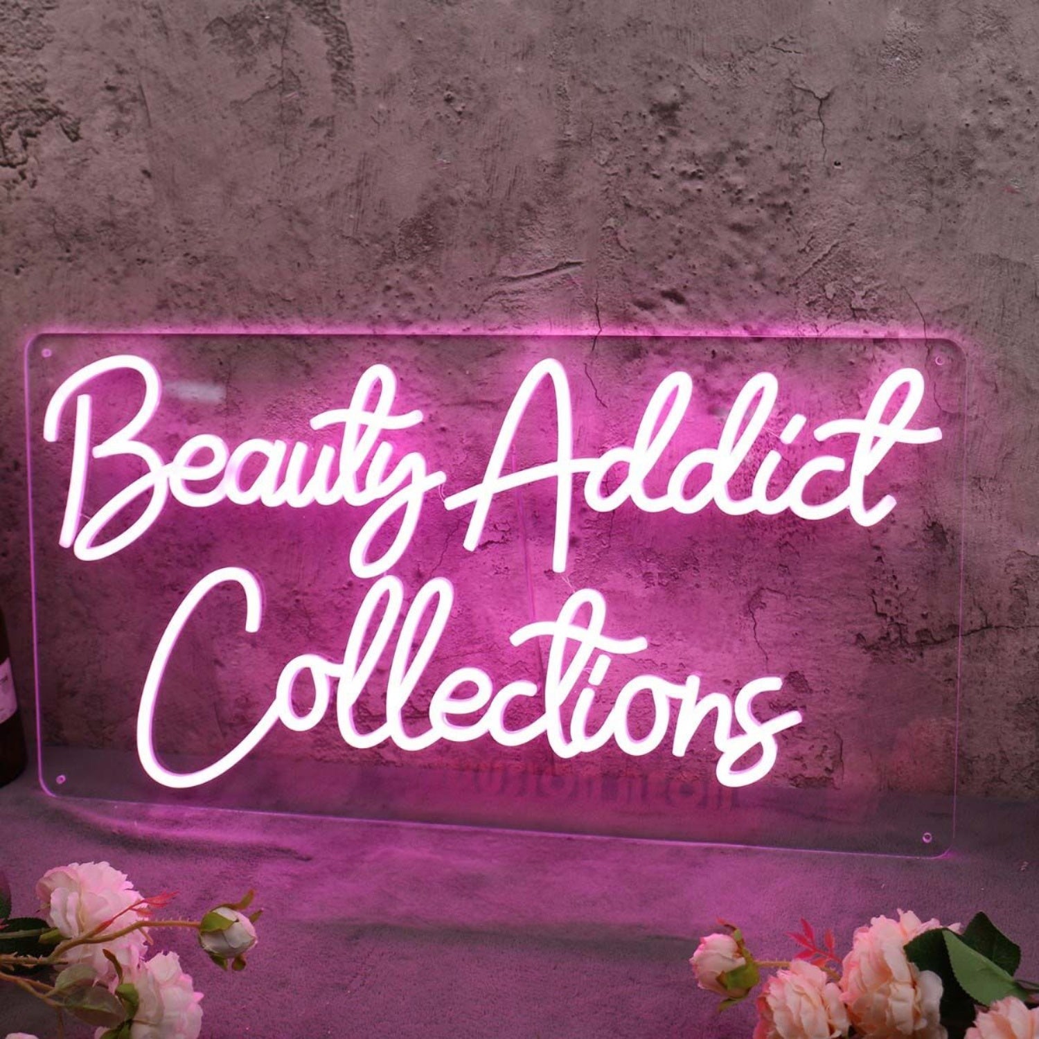 Beauty Addict Collections Purple Led Neon Sign - Shineneon