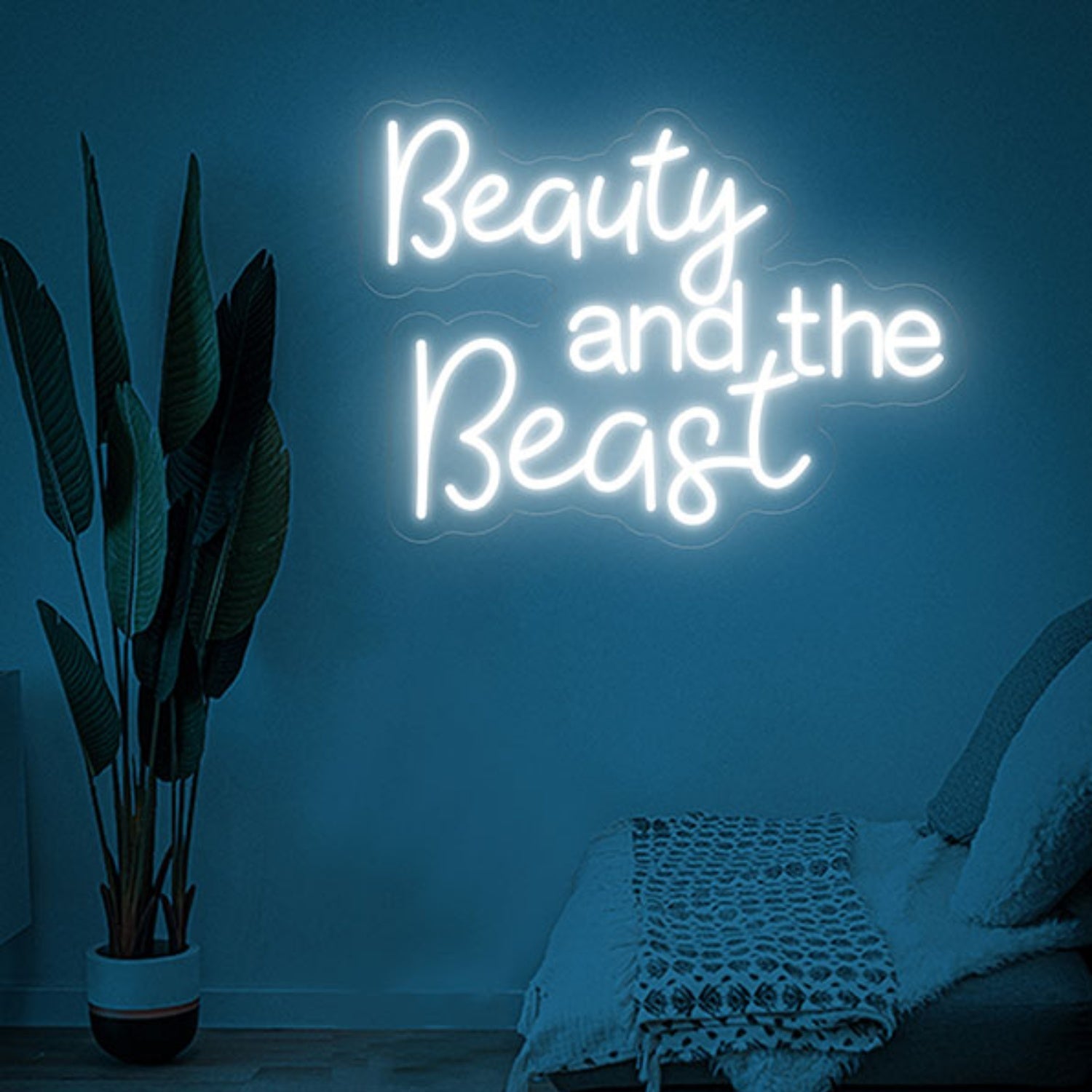 Beauty And The Beast Neon Sign Wall Art Decor | Shineneon