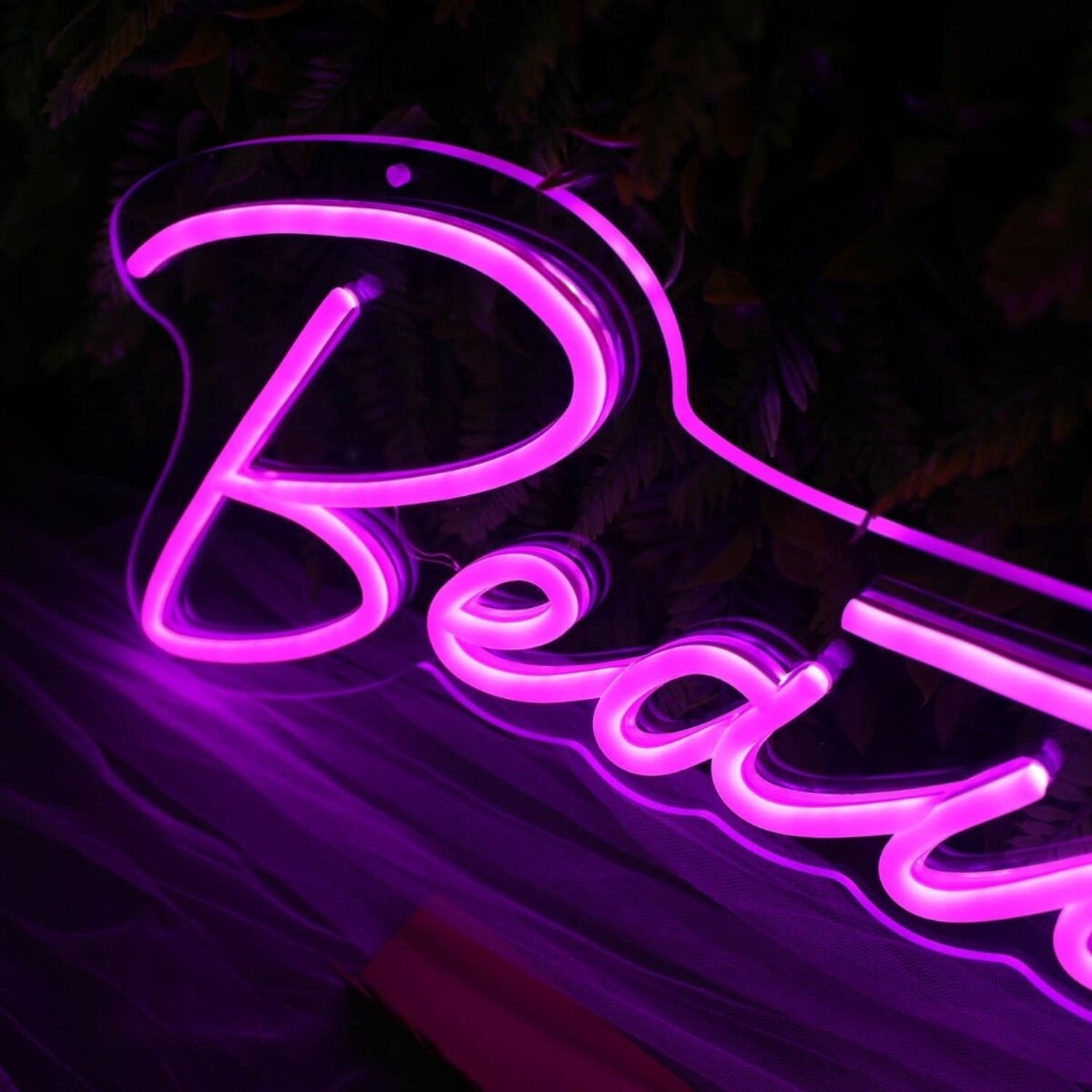 Beauty Dark Purple Led Neon Sign - Shineneon