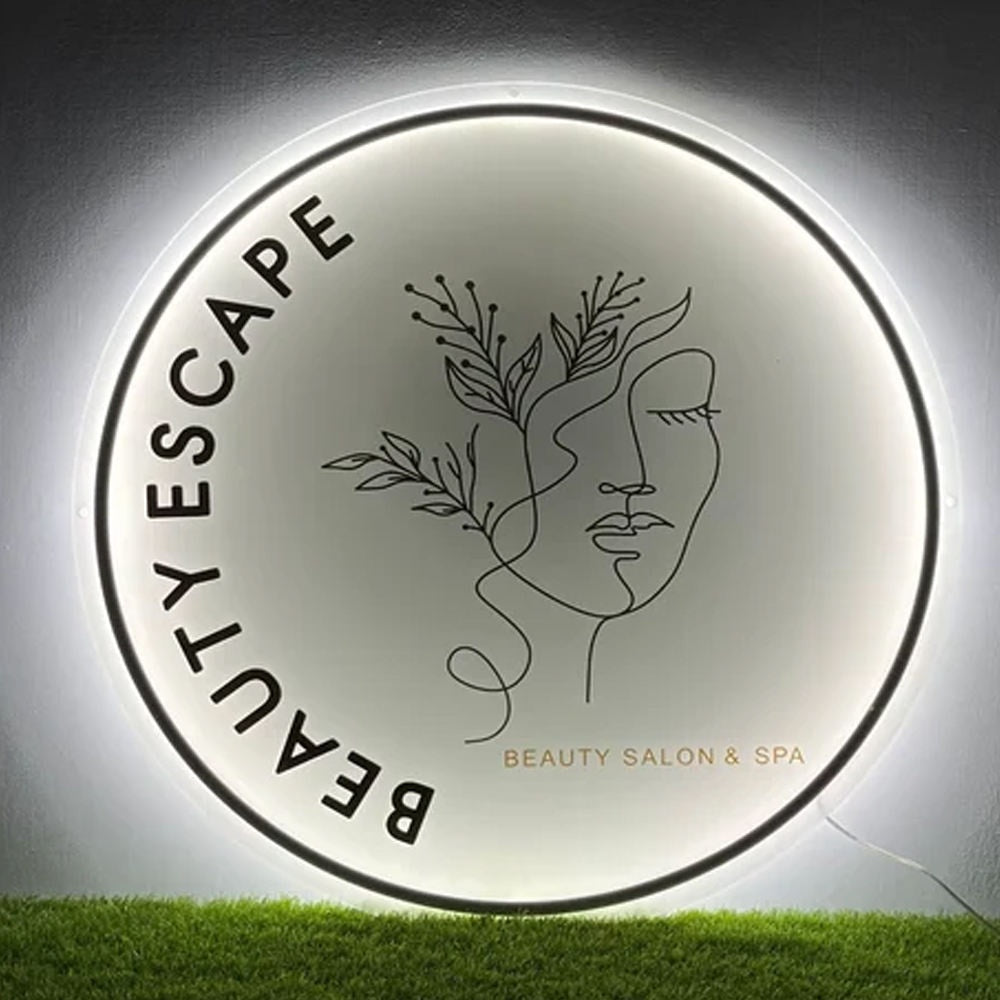 Beauty Escape Acrylic Business Logo Sign - Shineneon