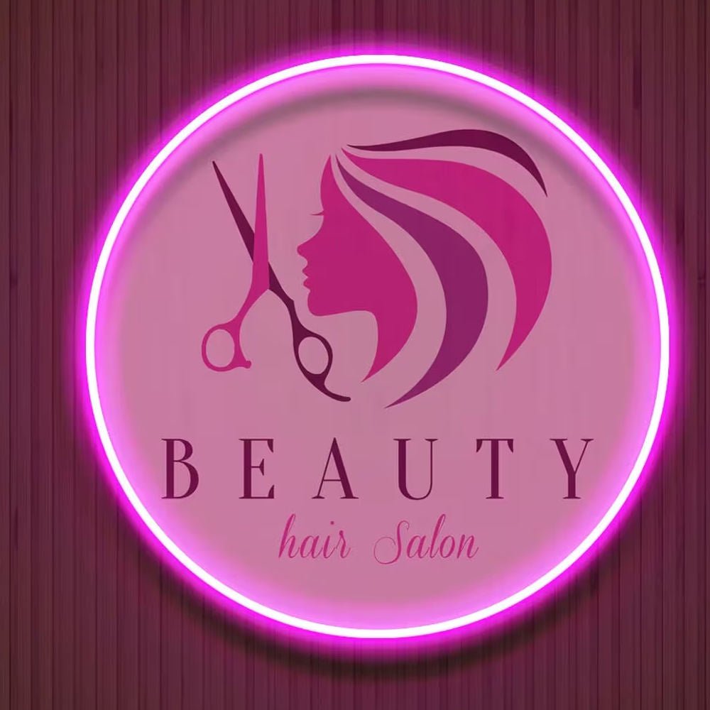 Beauty Hair Salon Acrylic Business Logo Sign - Shineneon