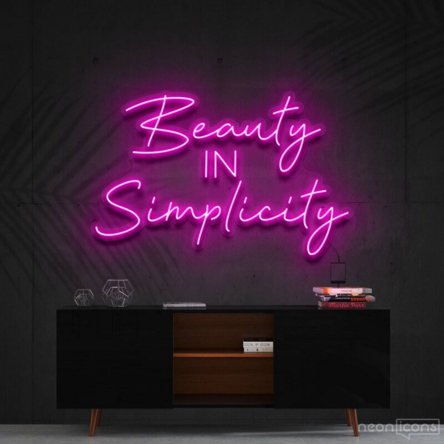 Beauty In Simplicity Led Neon Sign Felegant And Minimalistic Decor - Shineneon