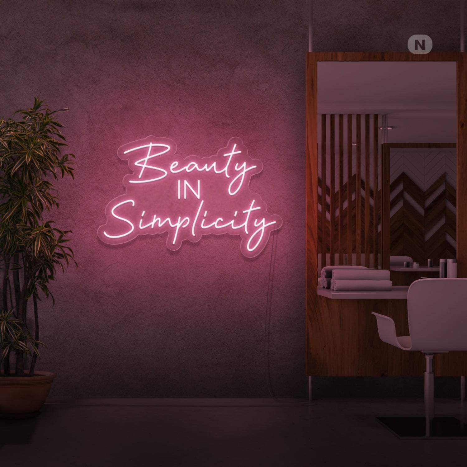 Beauty In Simplicity Led Neon Signs - Shineneon