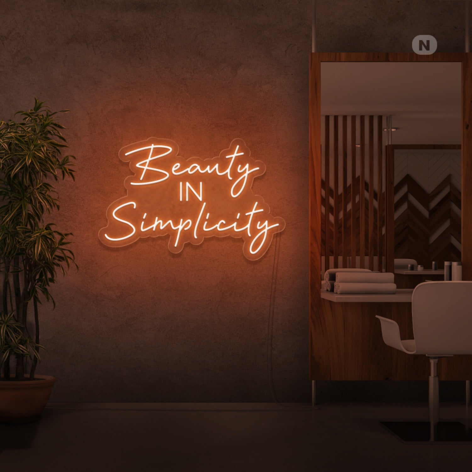 Beauty In Simplicity Led Neon Signs - Shineneon