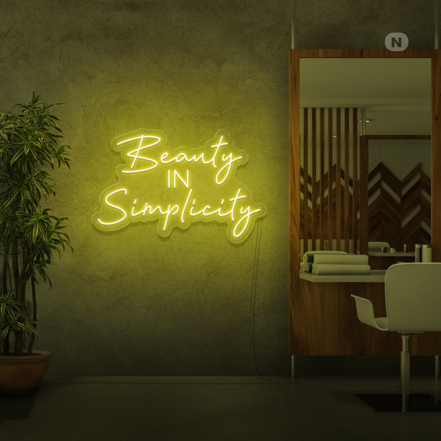 Beauty In Simplicity Led Neon Signs - Shineneon