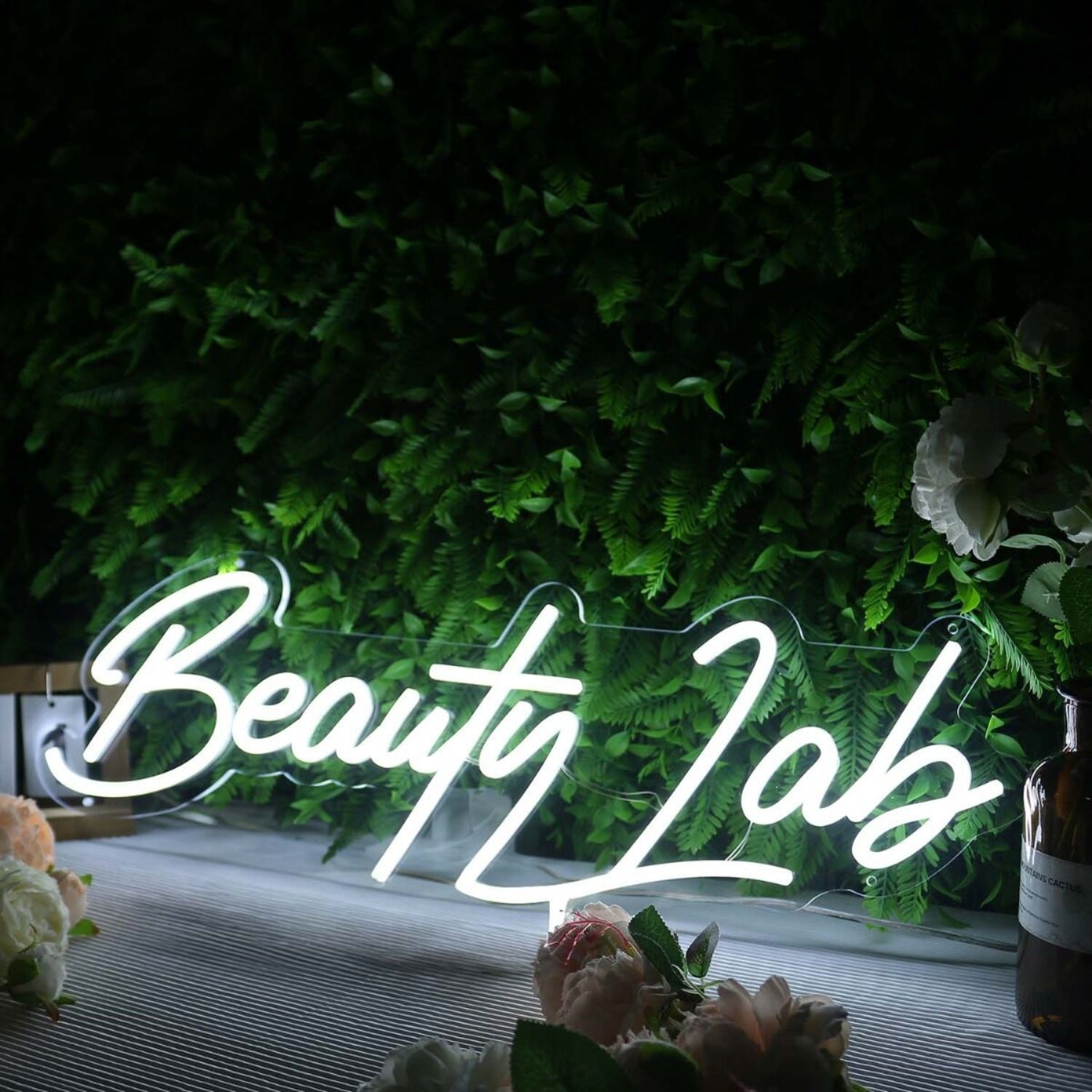 Beauty Lab White Led Neon Sign - Shineneon
