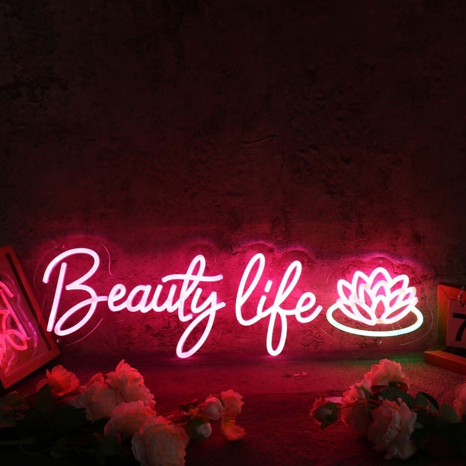 Beauty Life Red Led Neon Sign - Shineneon