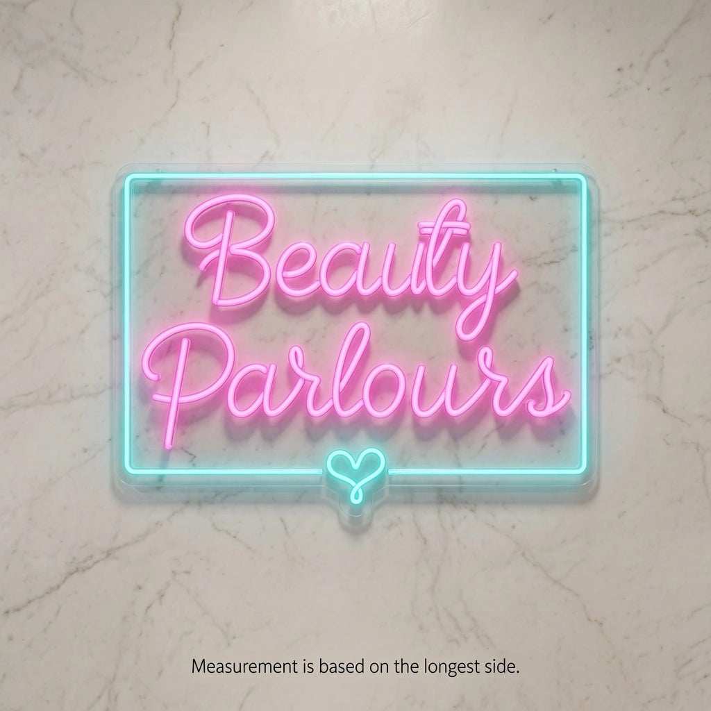 Beauty Parlours Wall Decor LED Neon Sign - 04 Size Image