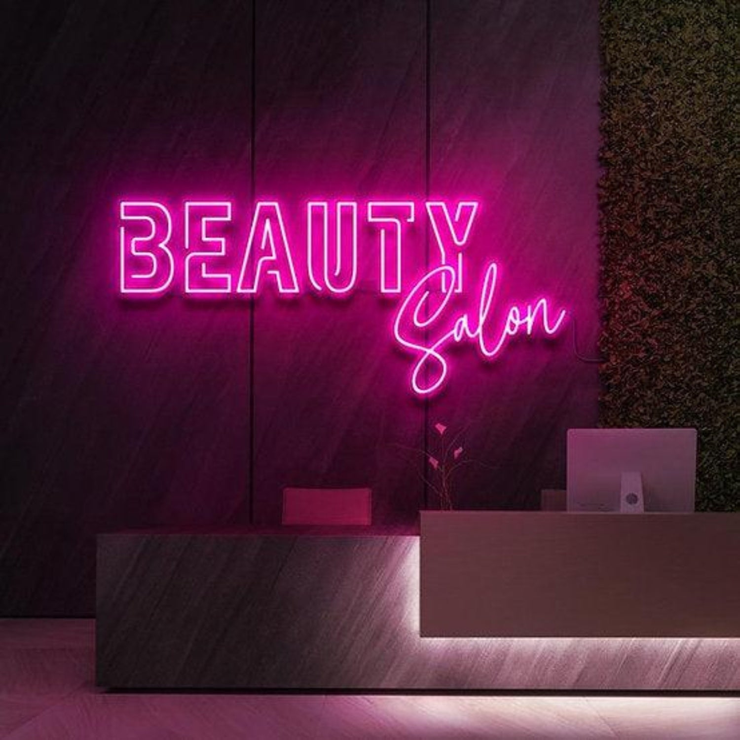 Beauty Salon Pink Glow Led Neon Sign For Spa Wall Decor | Shineneon