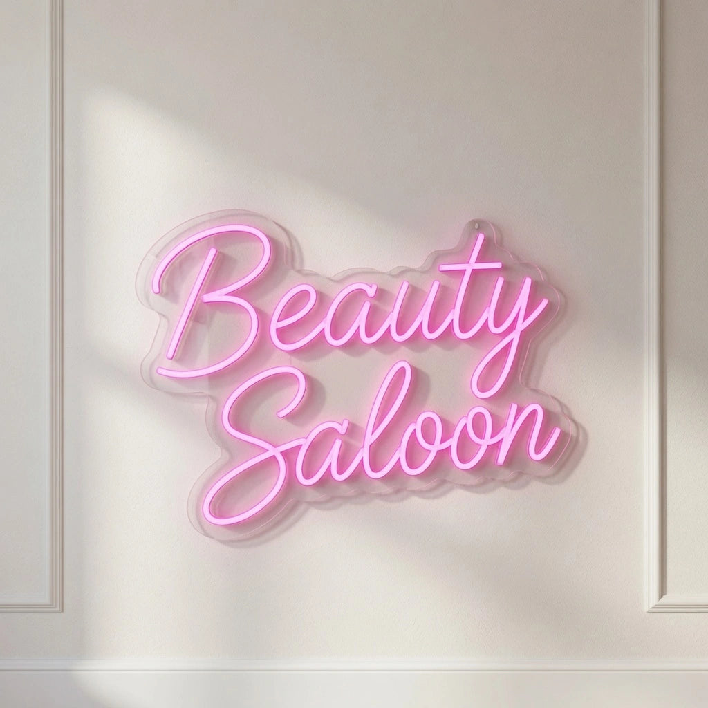Beauty Saloon LED Neon Sign Home Wall Art - 04 Size Image