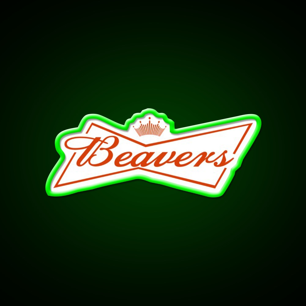 Beavers Beer Bar Decor Led Neon Sign Rgb Color - LED neon sign view 8