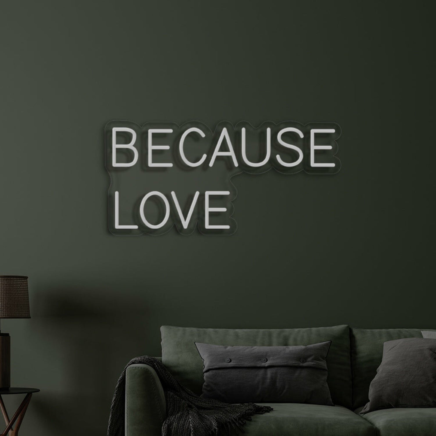 Because Love Neon Echoes Of Affection | Shineneon