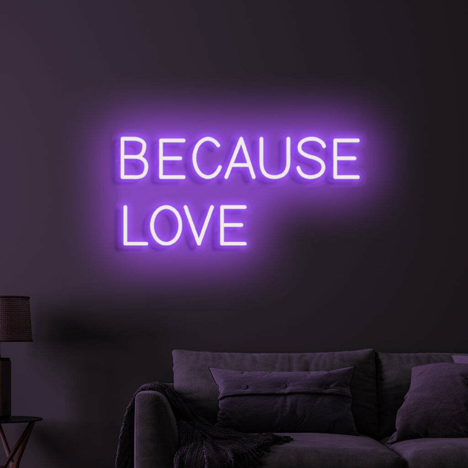 Because Love Neon Echoes Of Affection | Shineneon