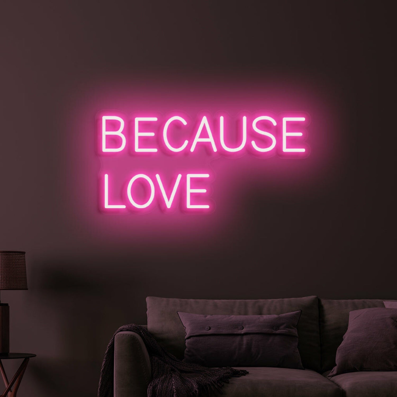 Because Love Neon Echoes Of Affection | Shineneon