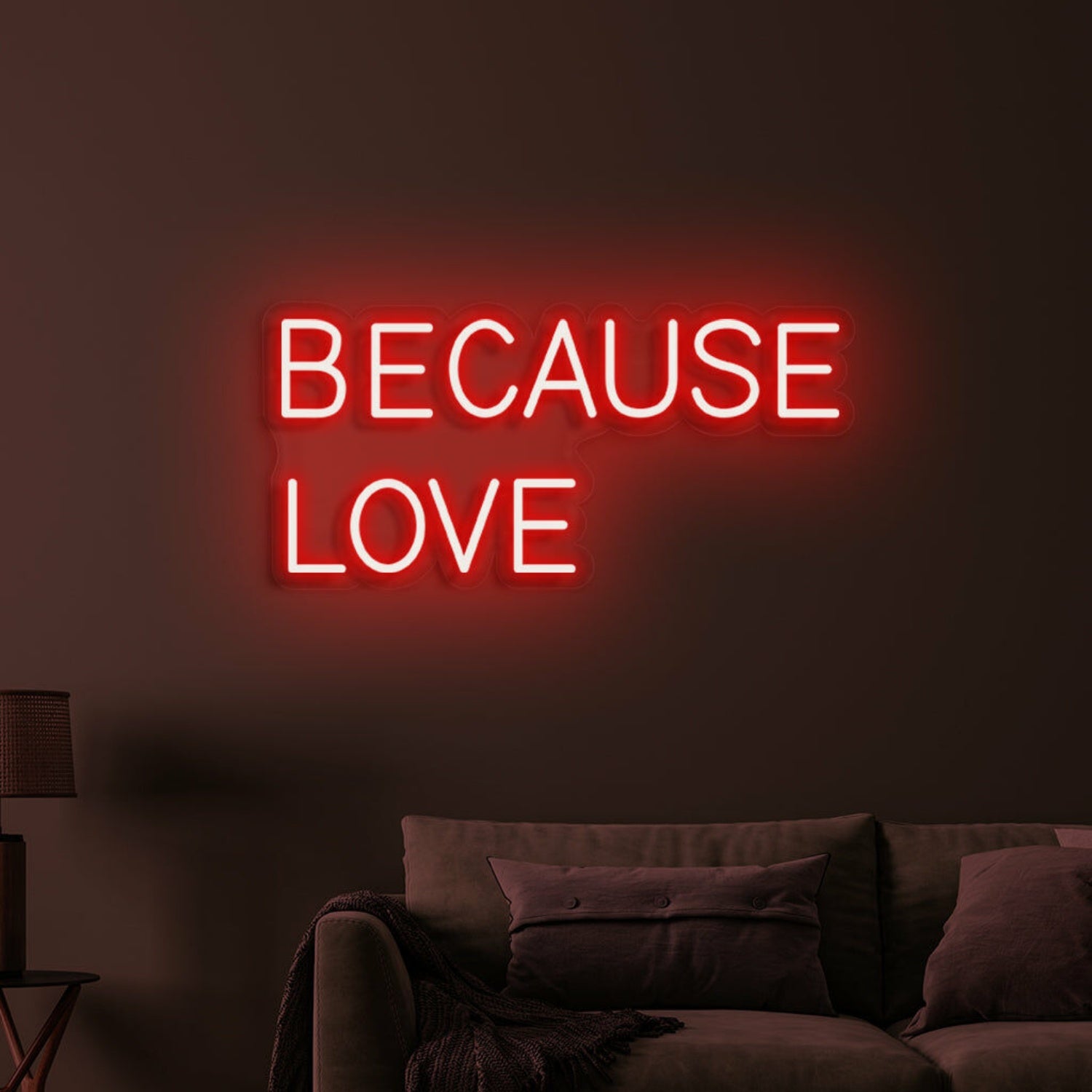 Because Love Neon Echoes Of Affection | Shineneon