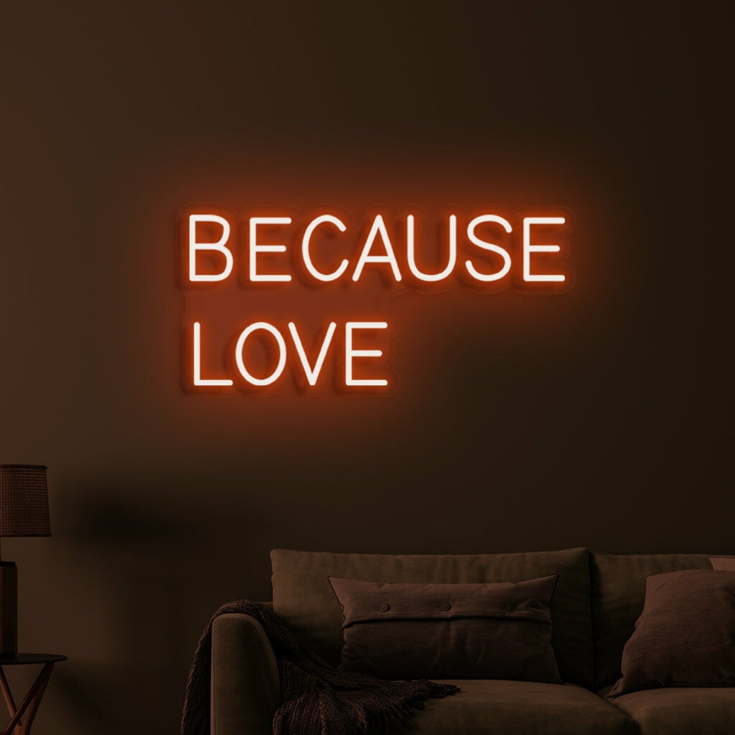 Because Love Neon Echoes Of Affection | Shineneon