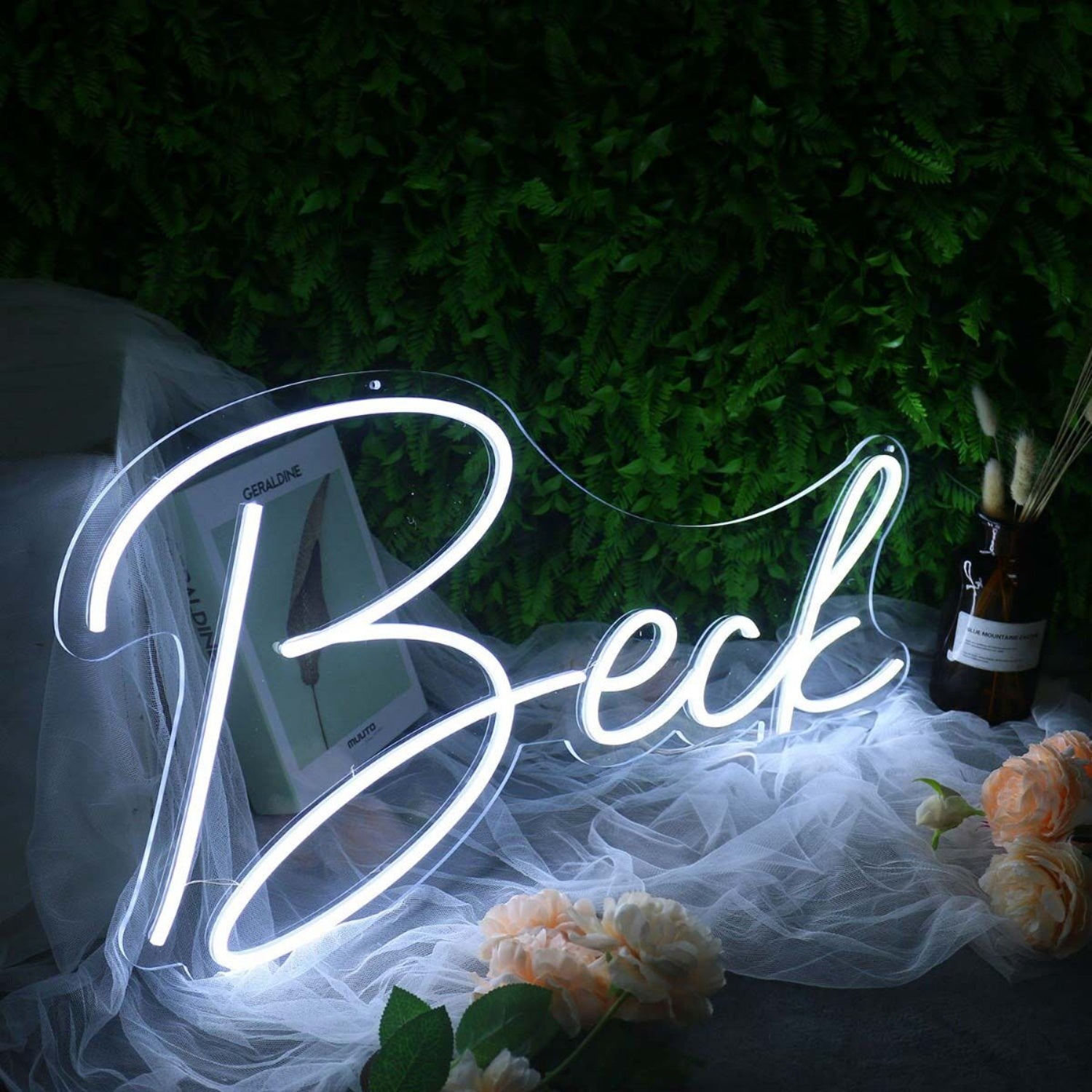 Beck White Neon Sign | Shineneon