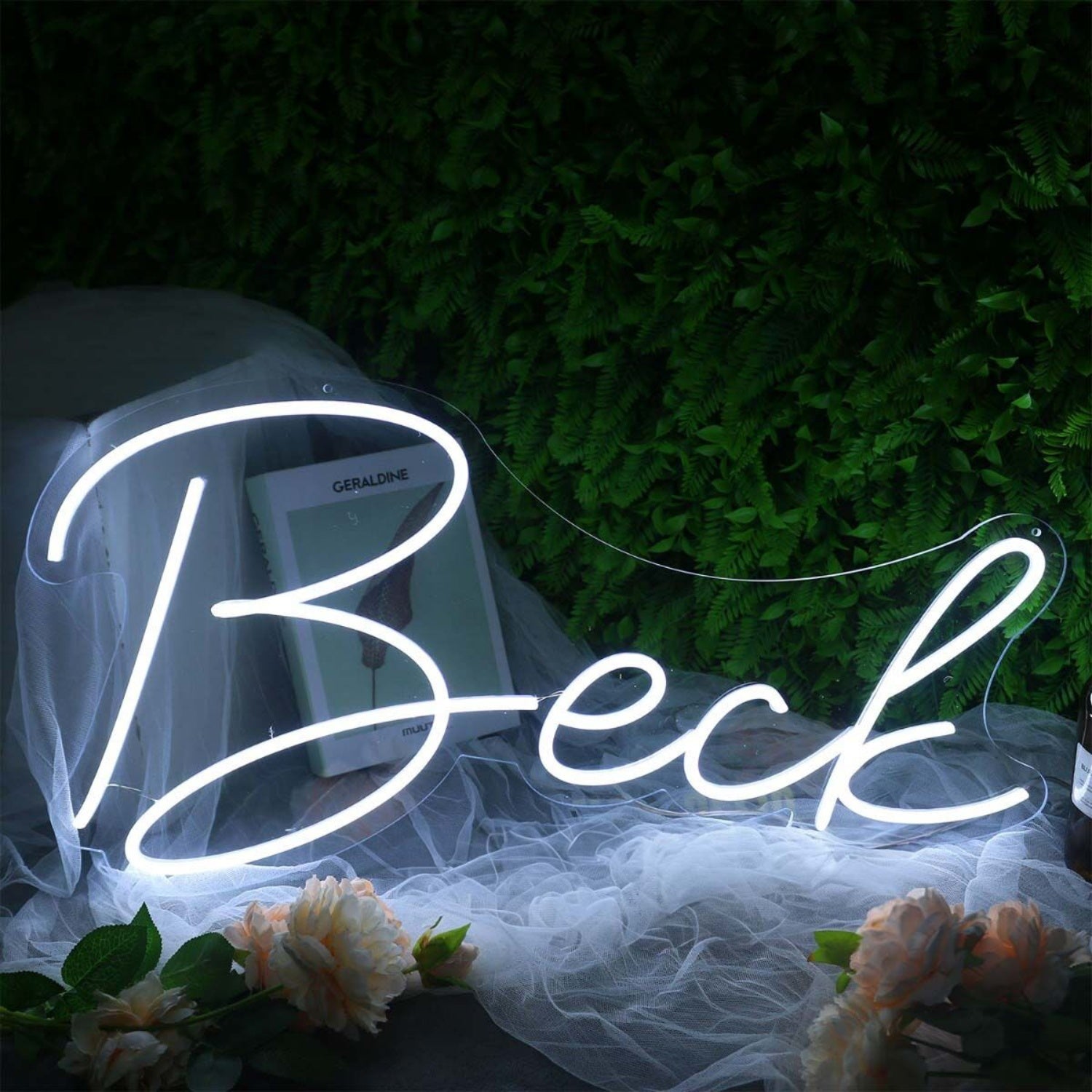 Beck White Neon Sign | Shineneon
