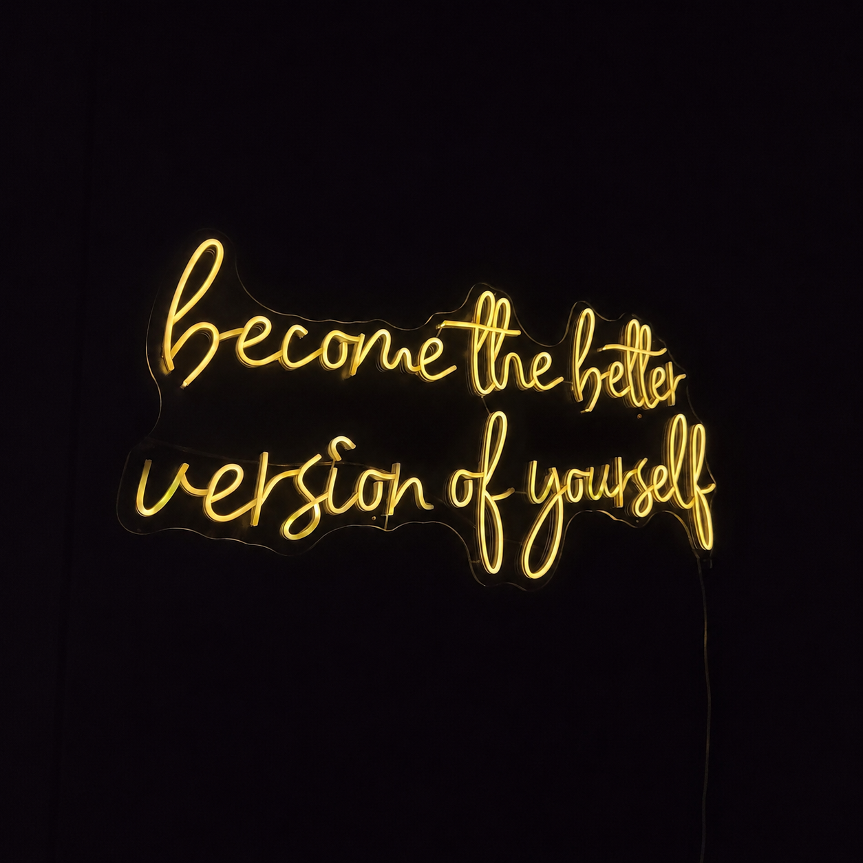 Become The Better Version Of Yourself LED Neon Sign - 01 Original Product Image